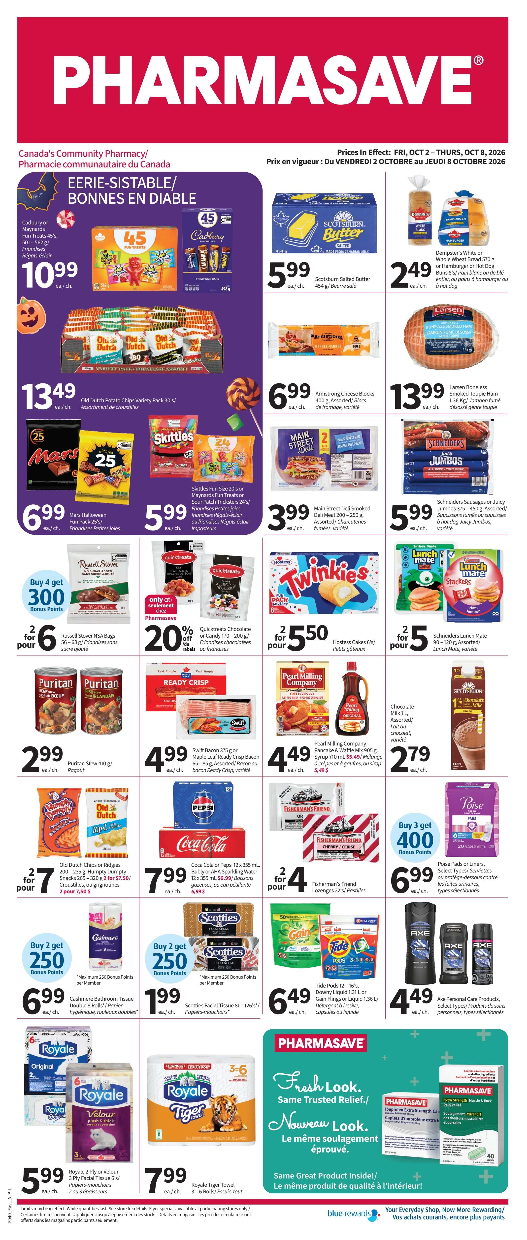 Pharmasave (NB) Flyer October 2 to 8