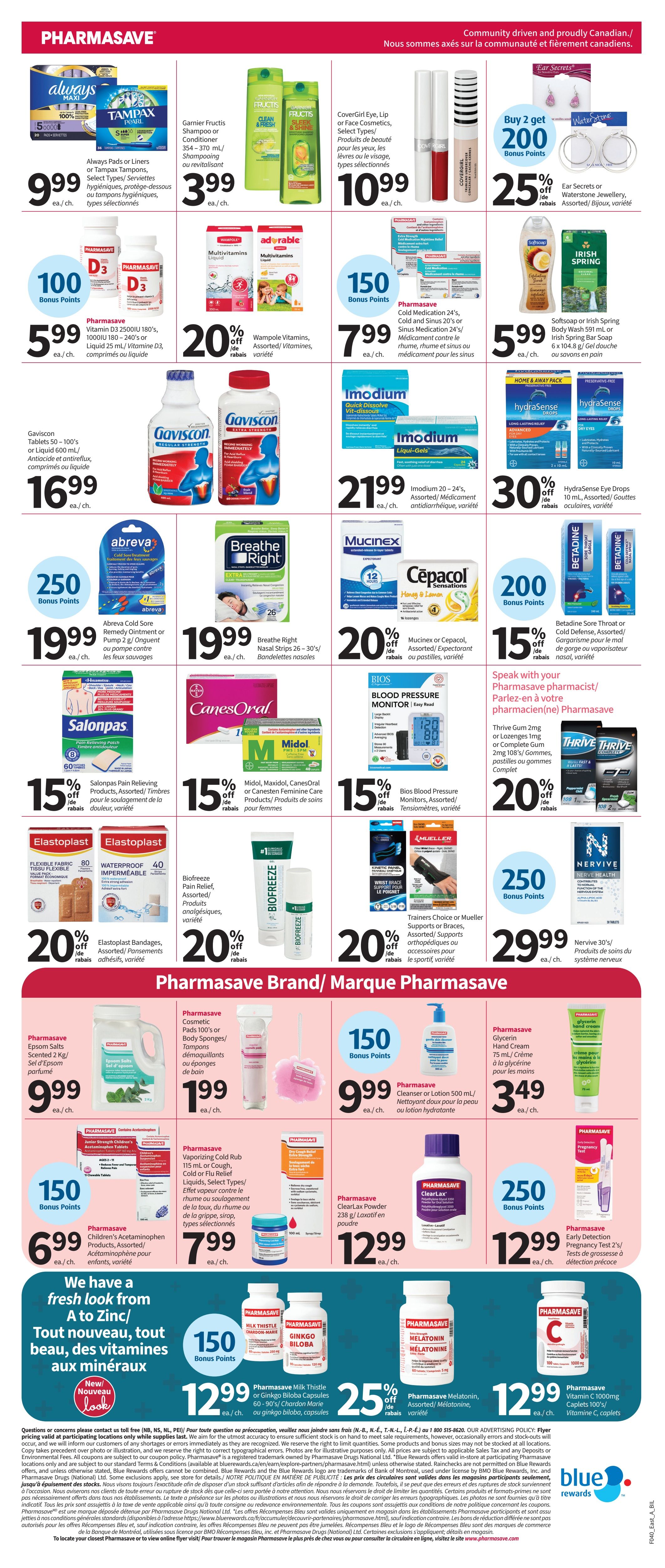 Pharmasave (NB) Flyer October 2 to 8