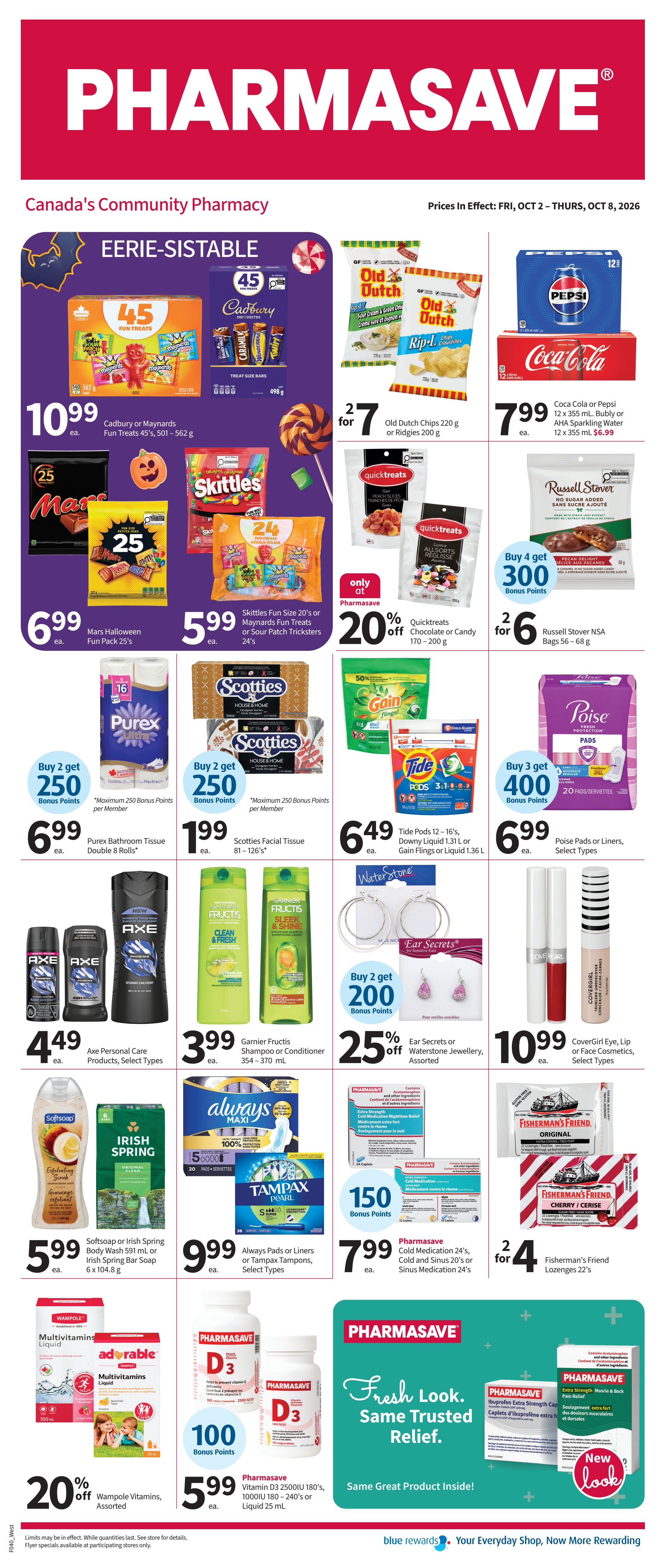 Pharmasave (West) Flyer October 2 to 8