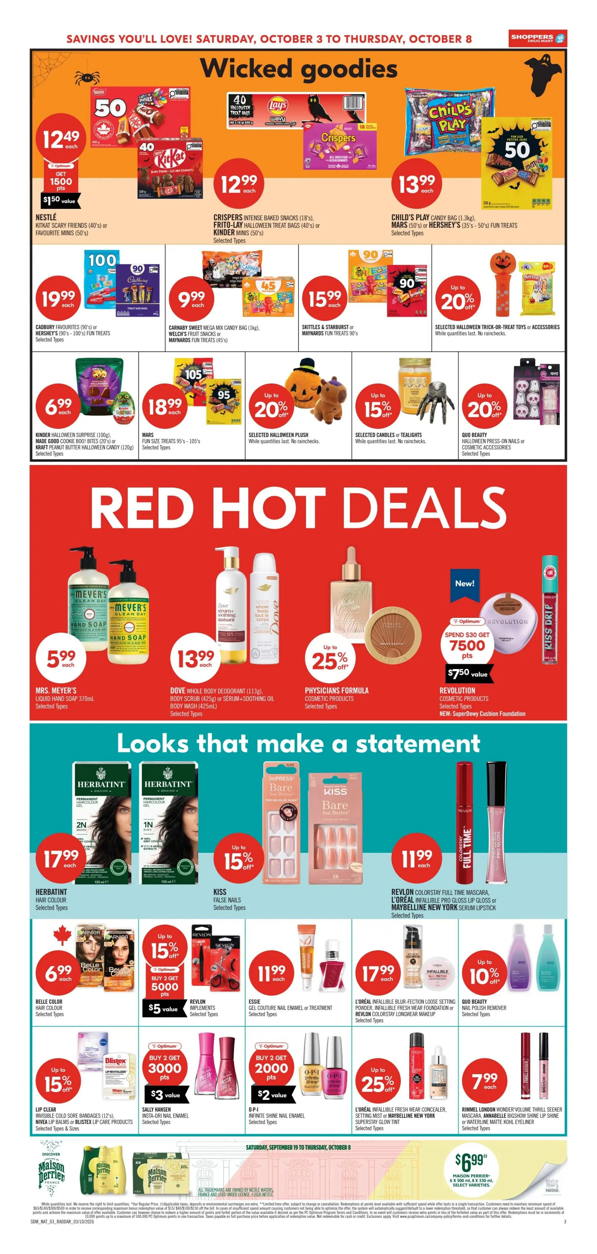 Shoppers Drug Mart (Atlantic) Flyer October 3 to 8