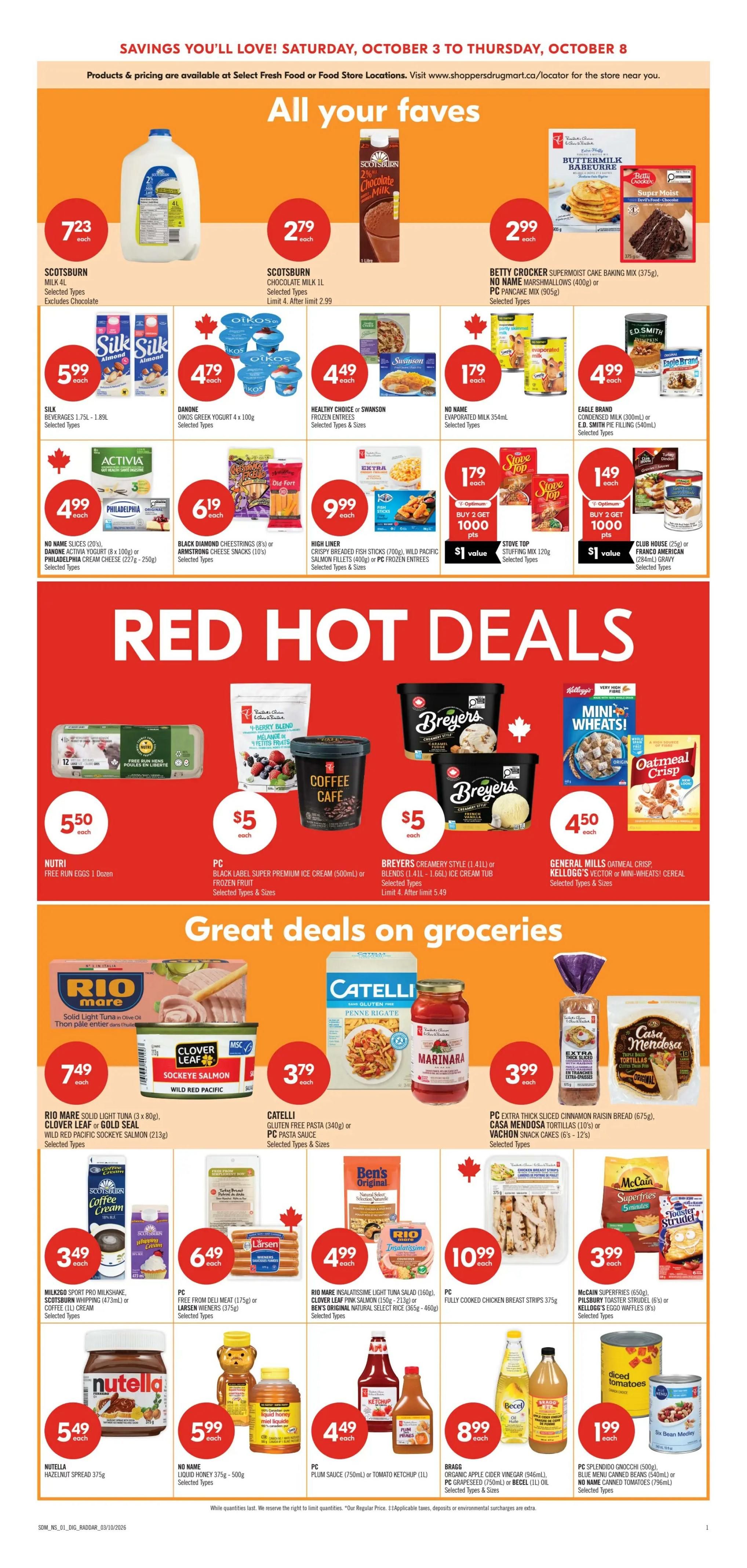 Shoppers Drug Mart (Atlantic) Flyer October 3 to 8