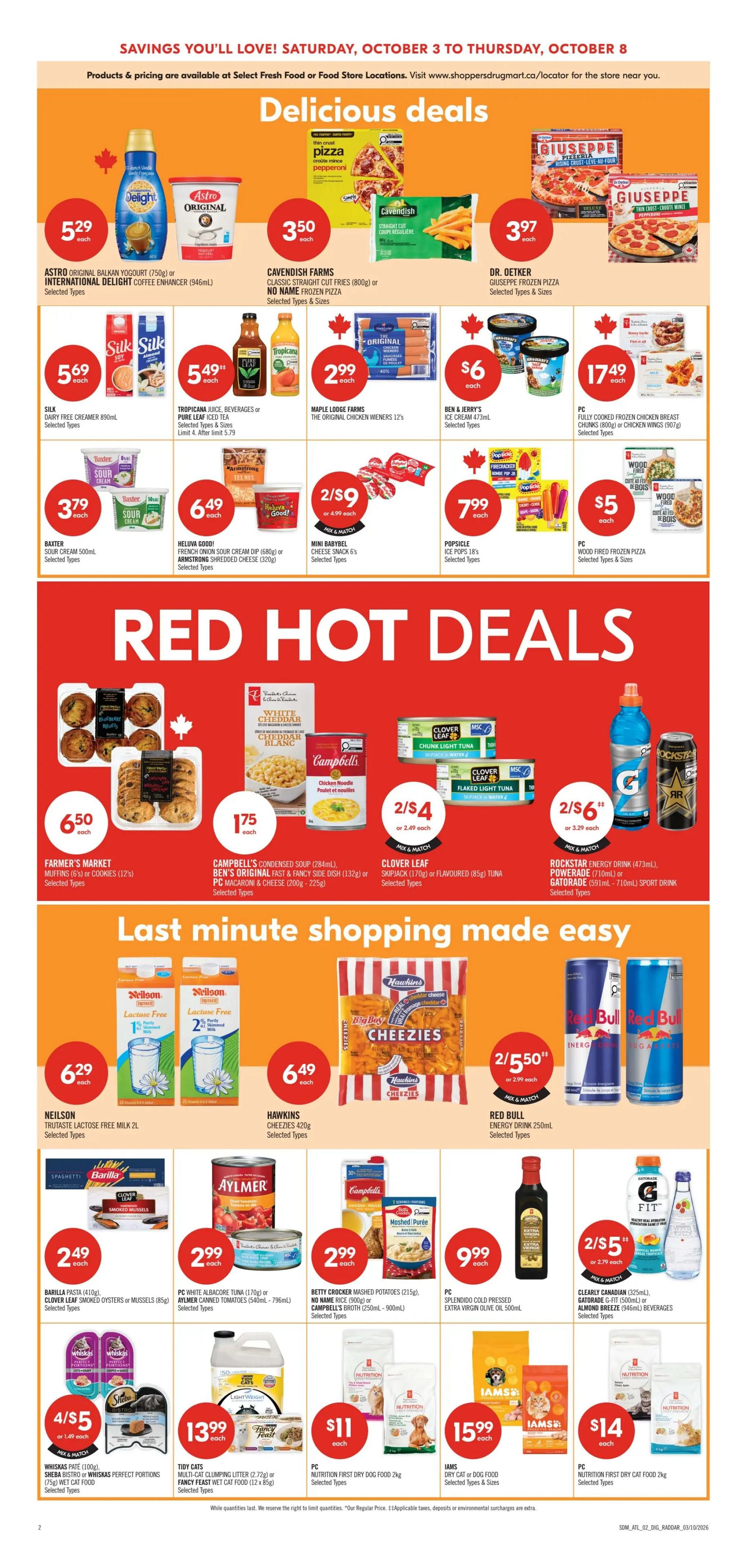 Shoppers Drug Mart (Atlantic) Flyer October 3 to 8