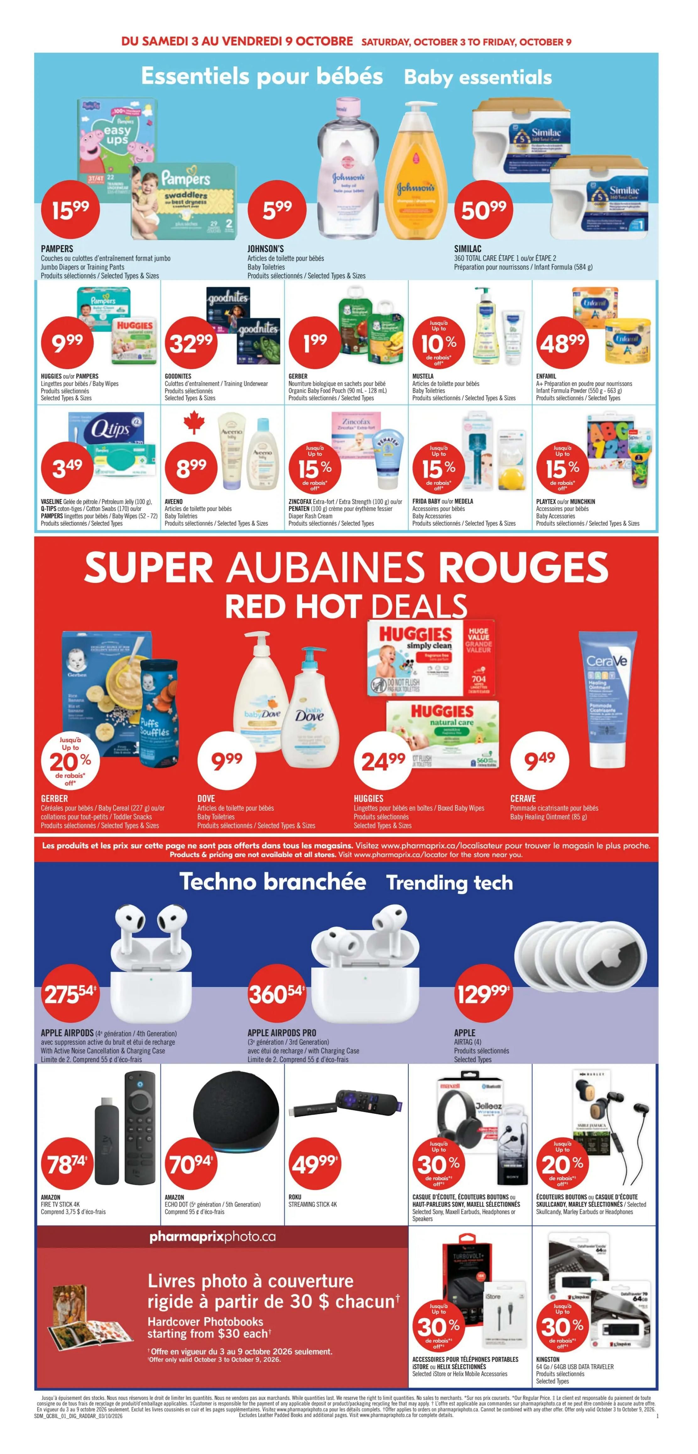 Pharmaprix Flyer October 3 to 8