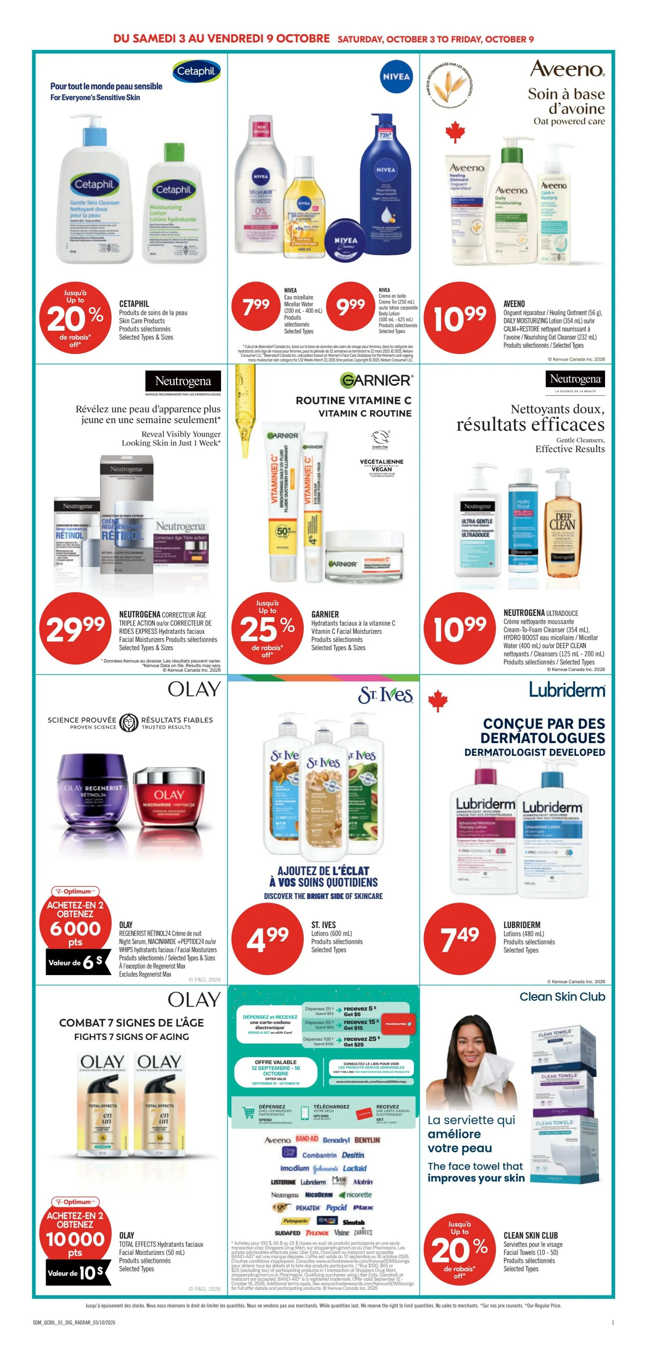 Pharmaprix Flyer October 3 to 8