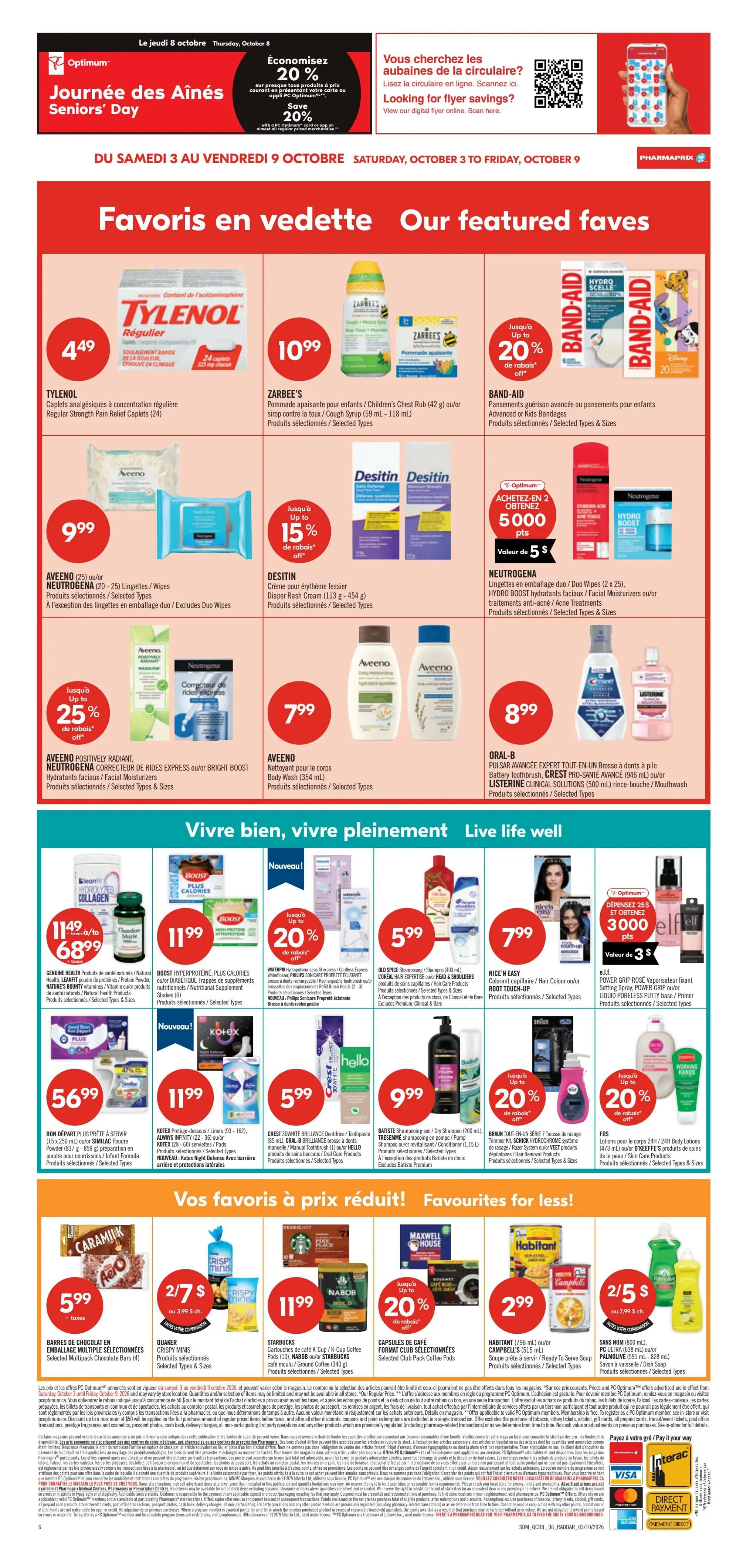 Pharmaprix Flyer October 3 to 8