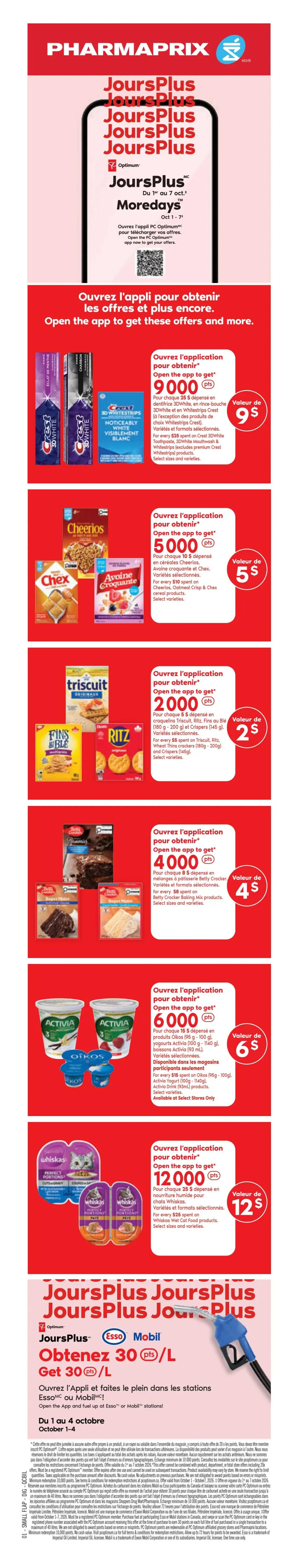 Pharmaprix Flyer October 3 to 8