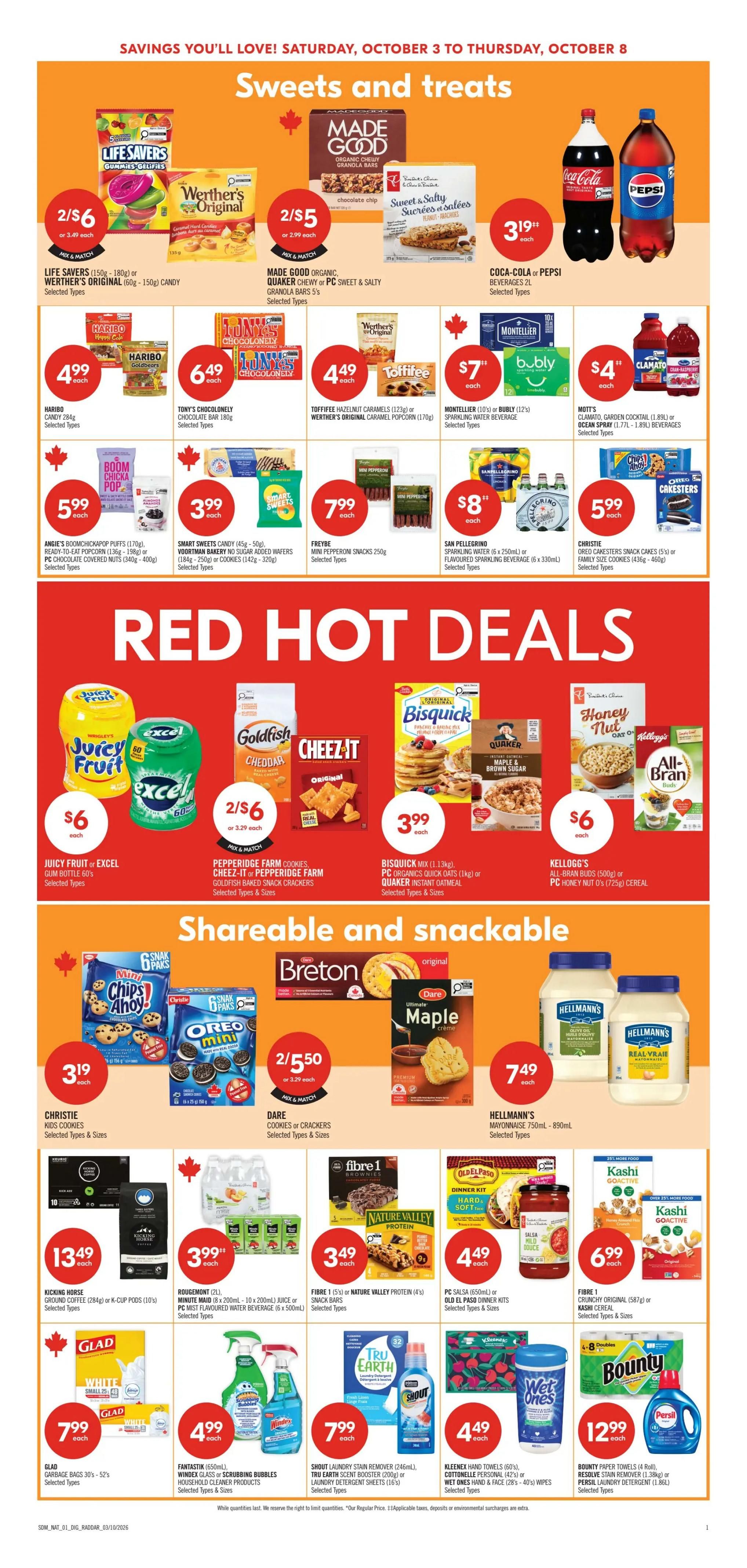 Shoppers Drug Mart (West) Flyer October 3 to 8