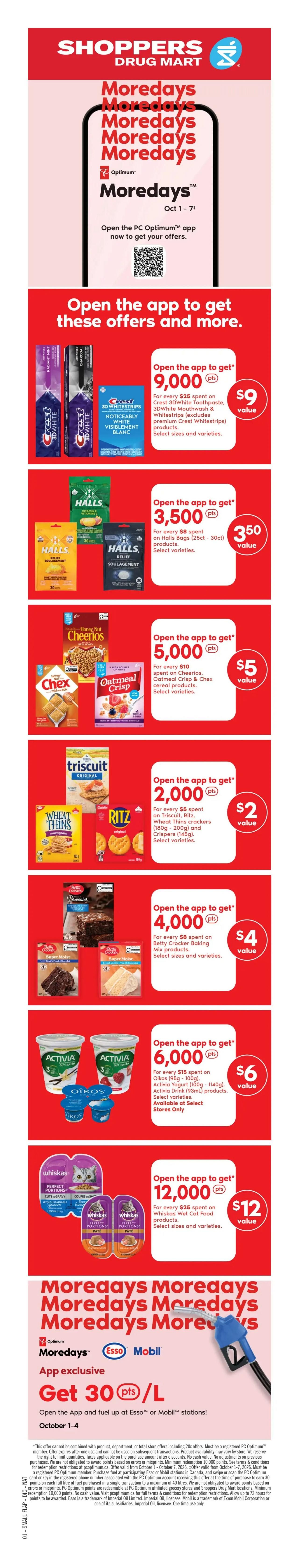 Shoppers Drug Mart (West) Flyer October 3 to 8
