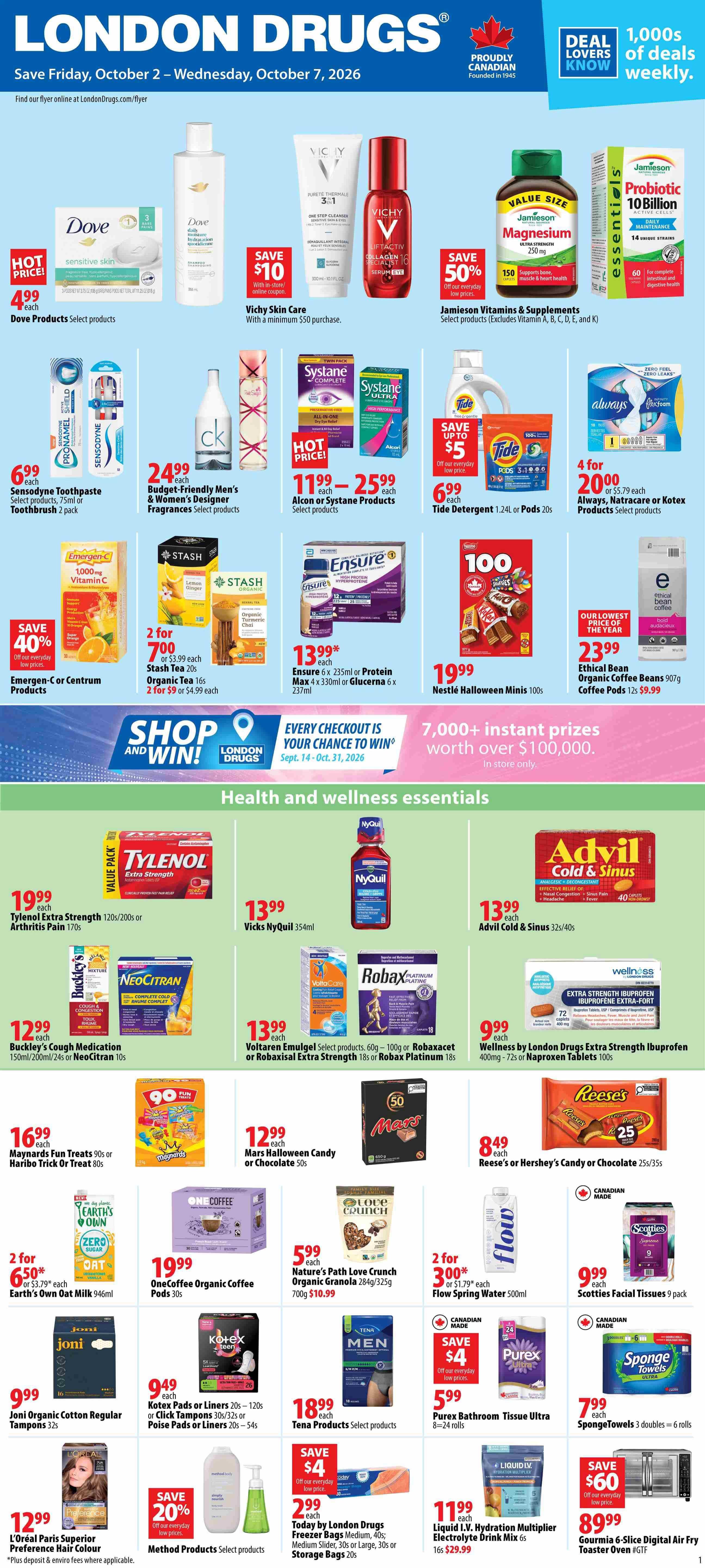 London Drugs Weekly Flyer October 2 to 7