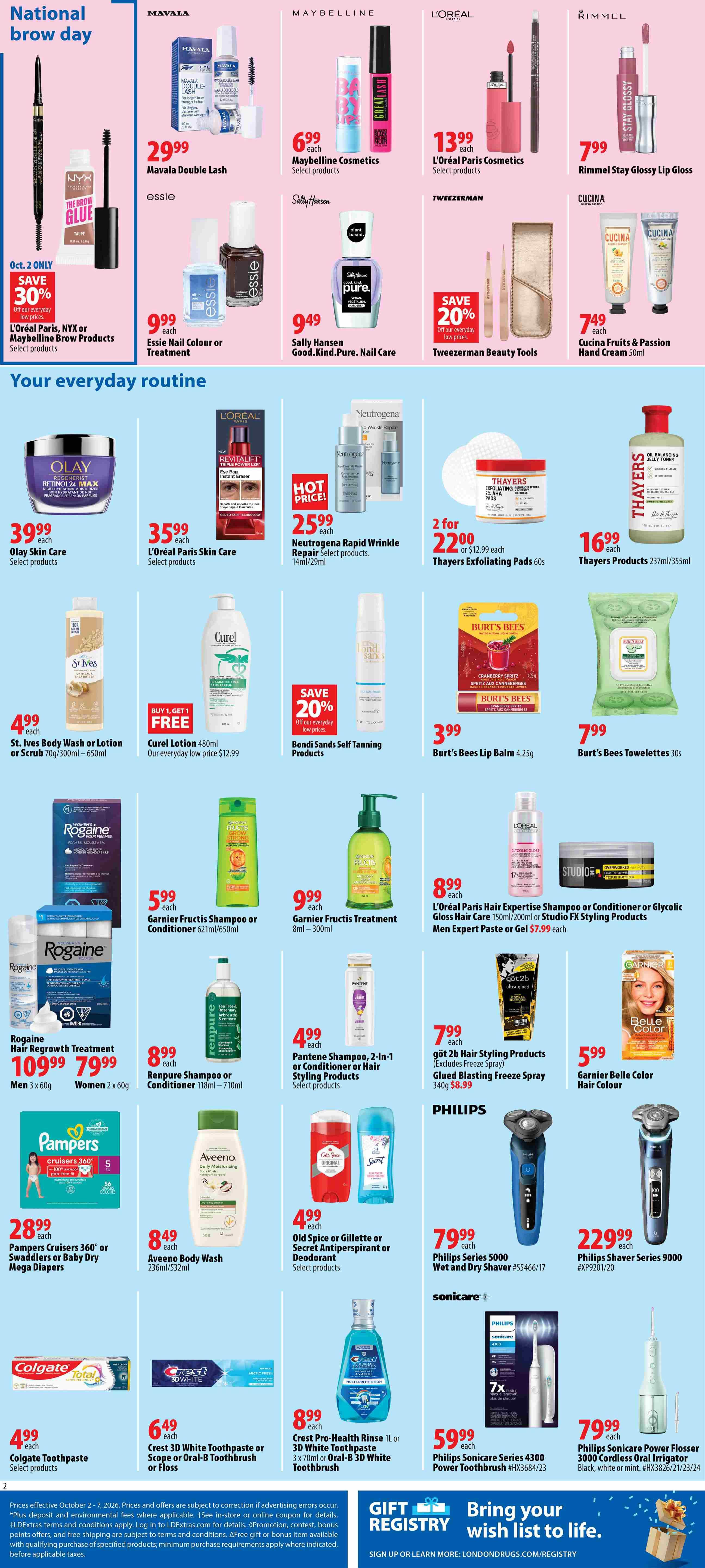 London Drugs Weekly Flyer October 2 to 7