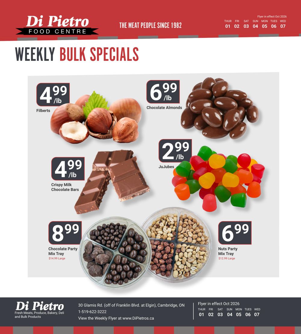 Di Pietro Food Centre Flyer October 1 to 7