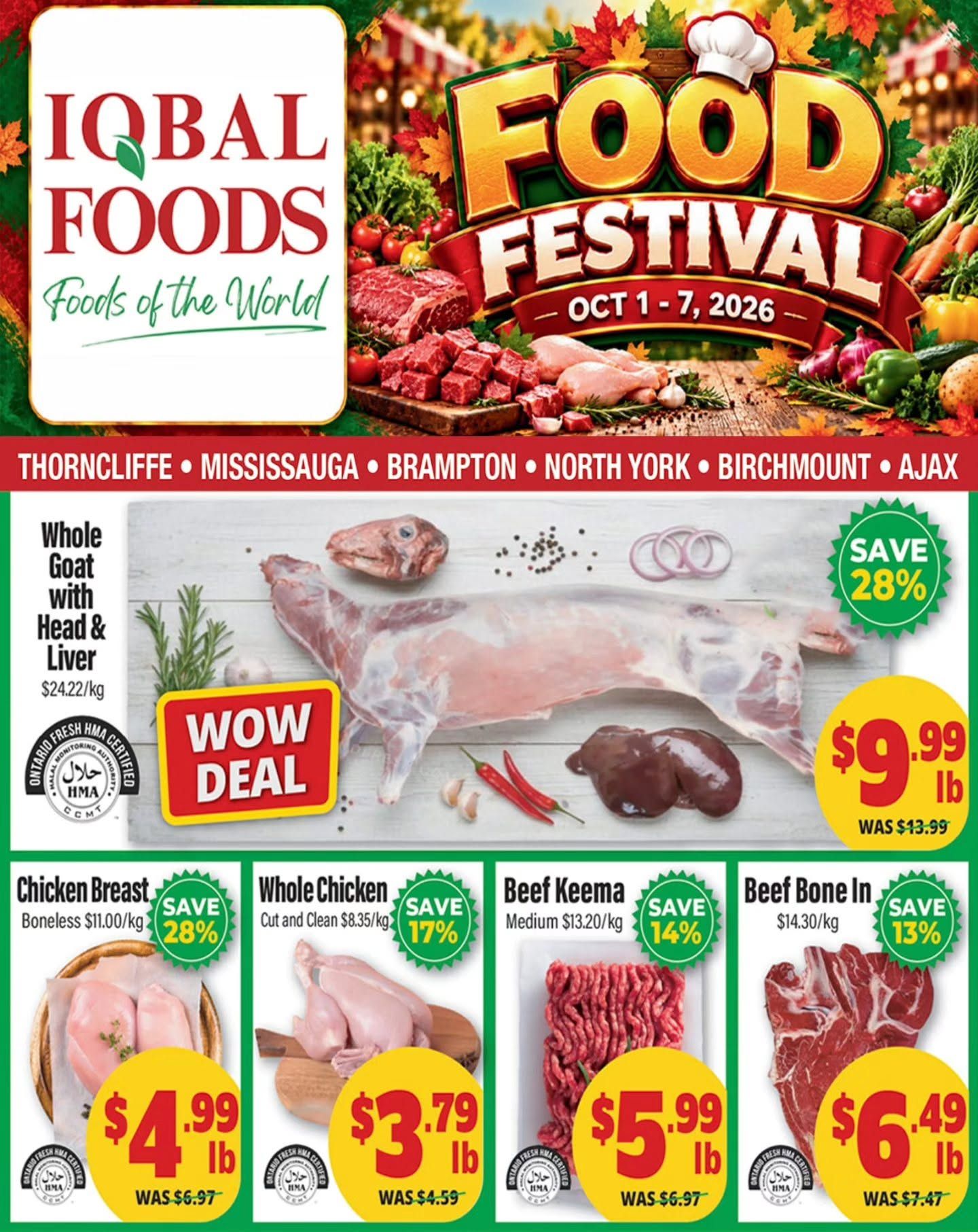 Iqbal Foods Flyer October 1 to 7