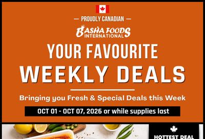 Basha Foods International Flyer October 1 to 7