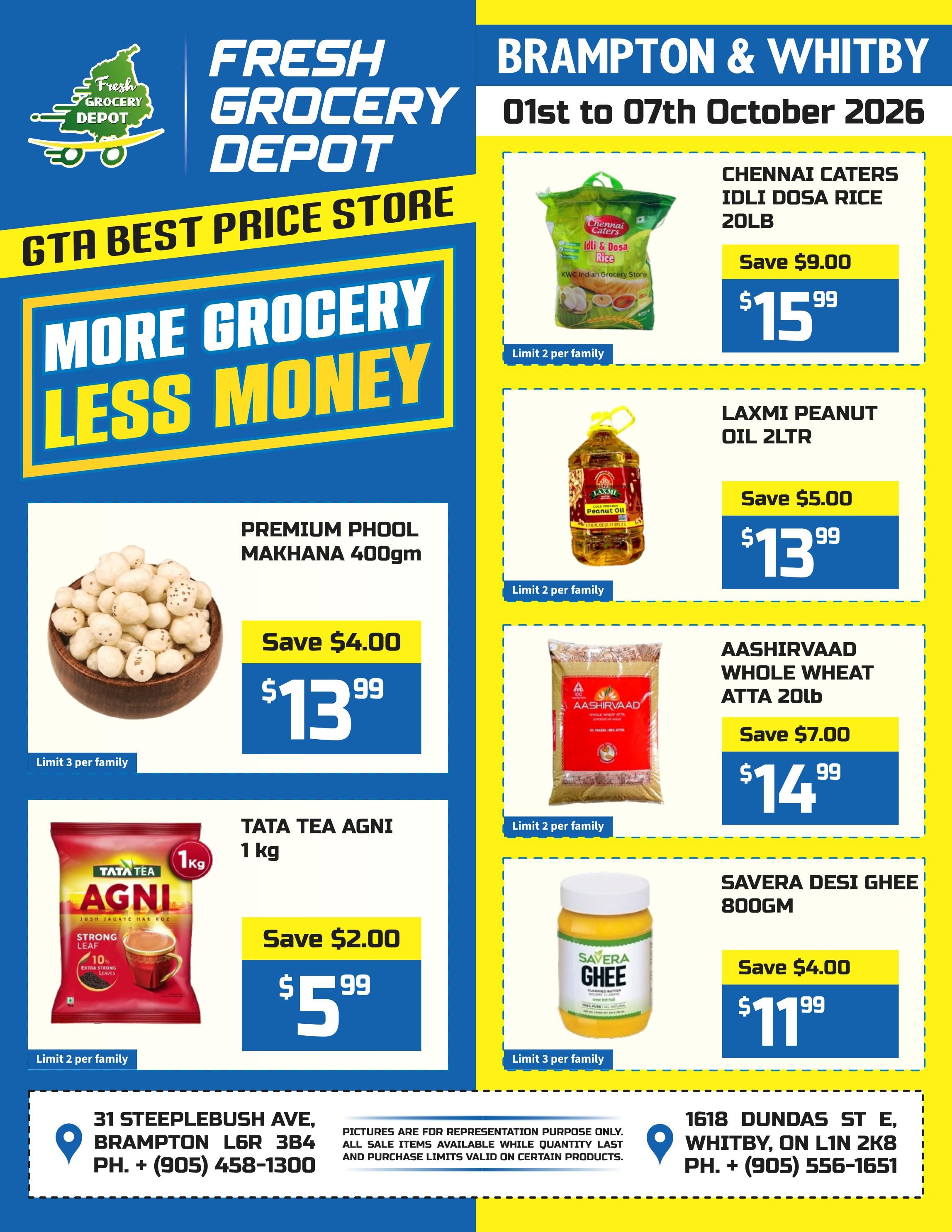 Fresh Grocery Depot Flyer October 1 to 7