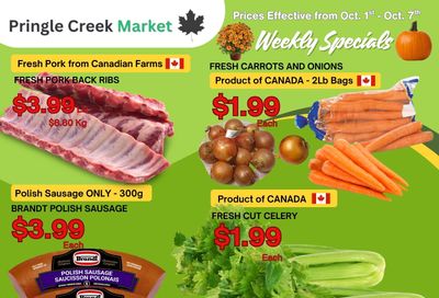 Pringle Creek Market Flyer October 1 to 7