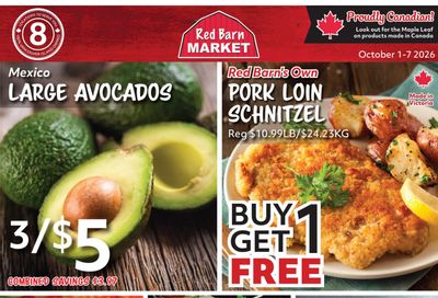 Red Barn Market Flyer October 1 to 7