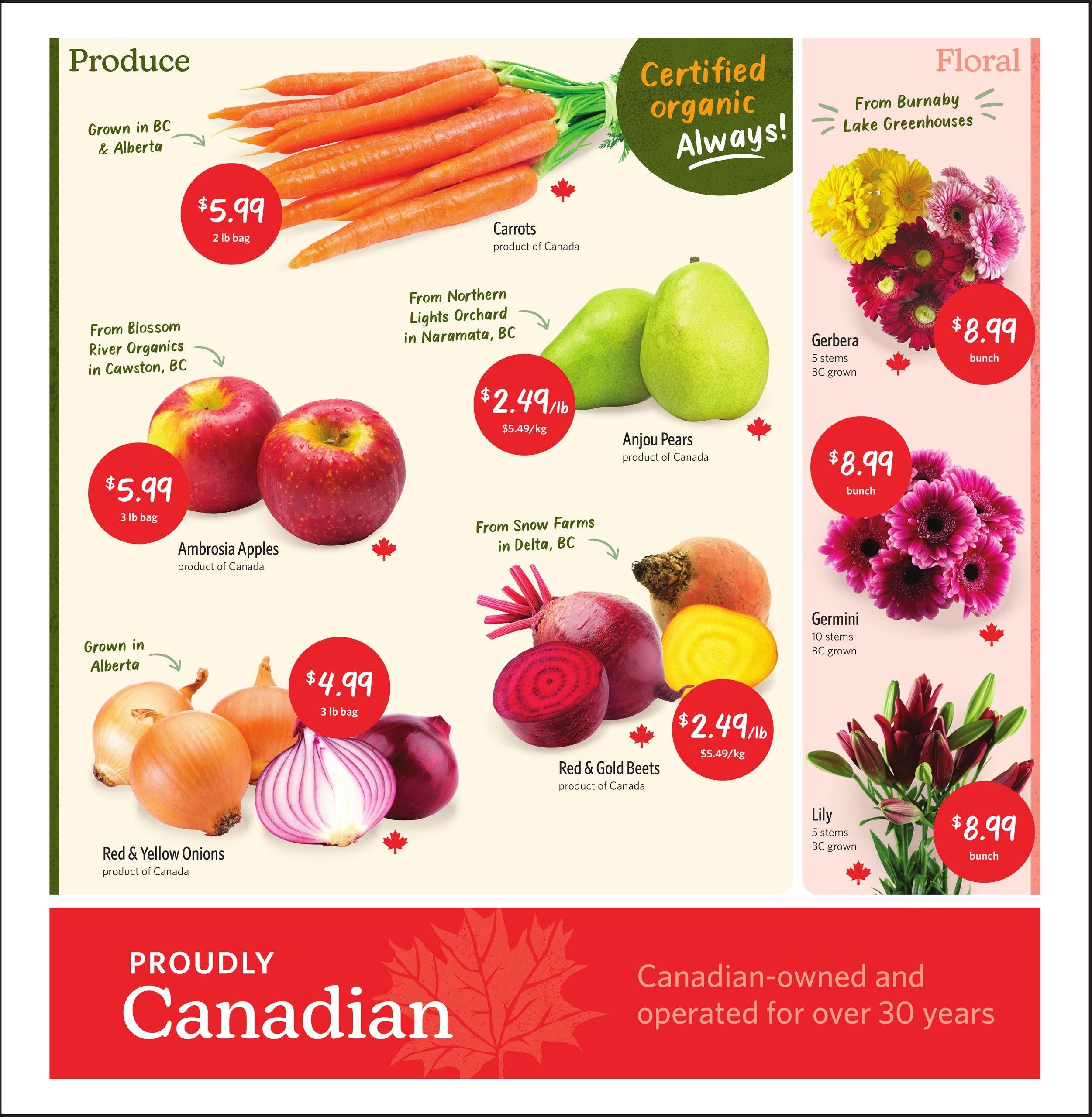 Nature's Fare Markets Flyer October 1 to 14