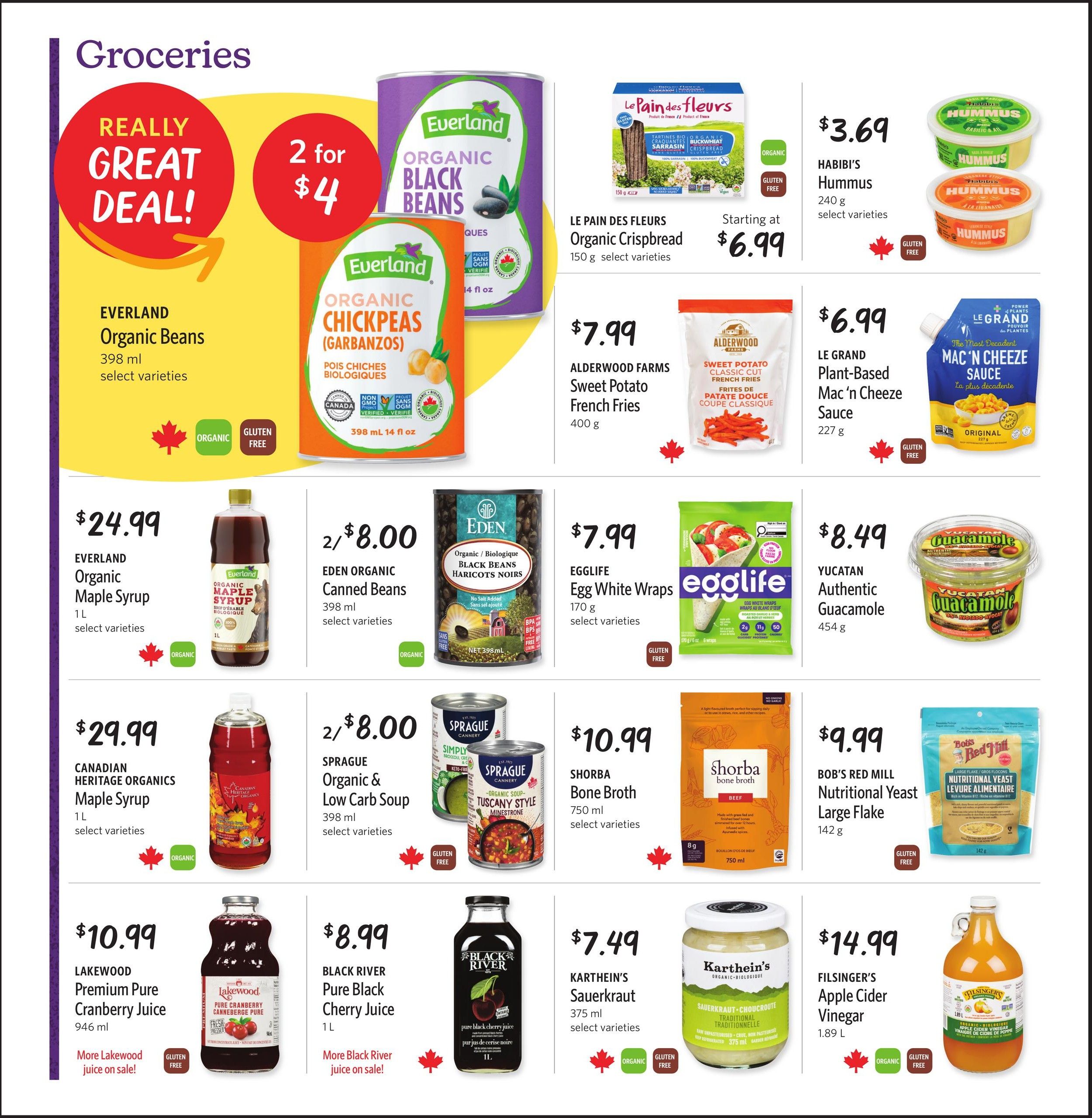 Nature's Fare Markets Flyer October 1 to 14