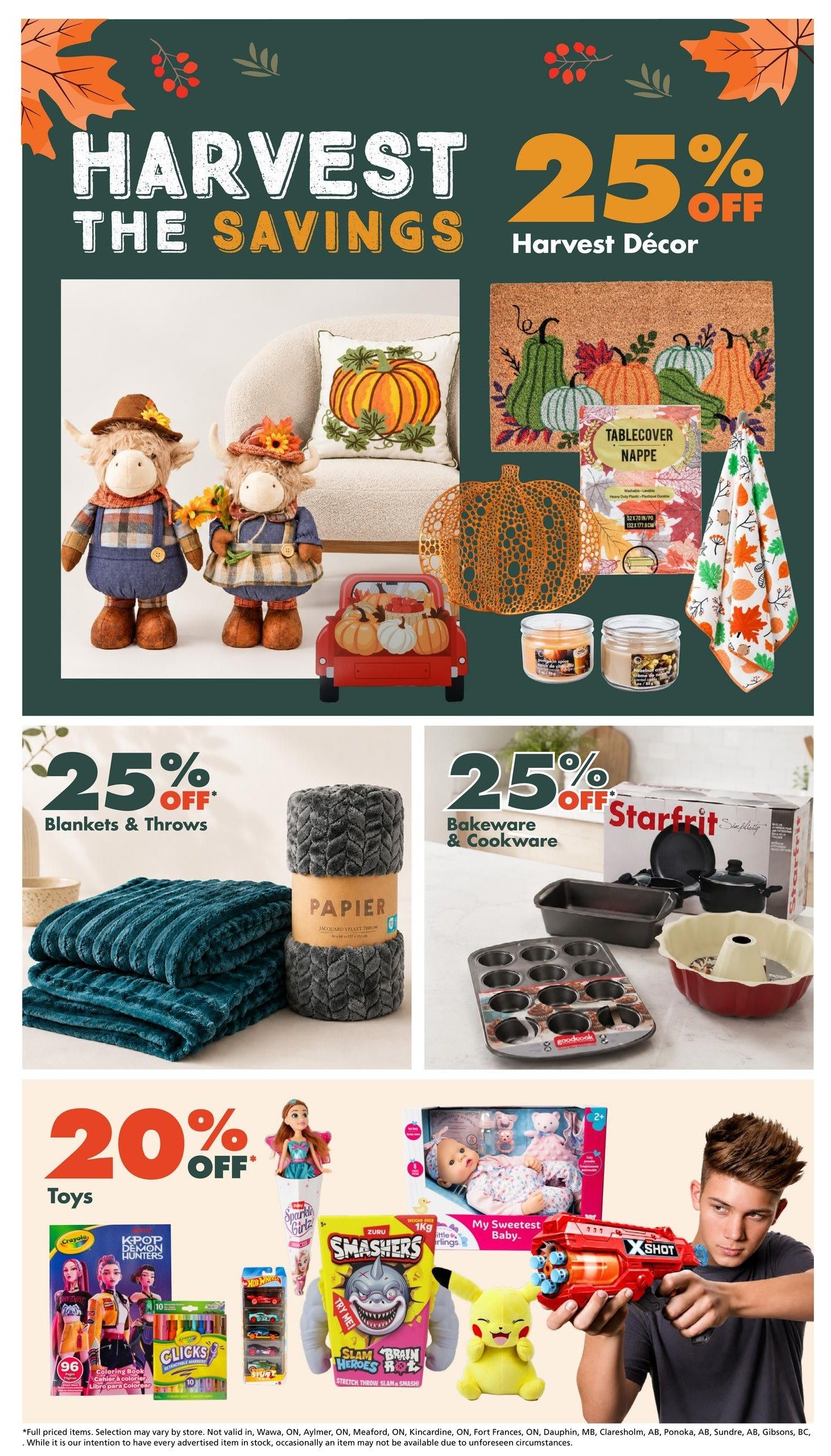 The Bargain Shop & Red Apple Stores Flyer October 1 to 6