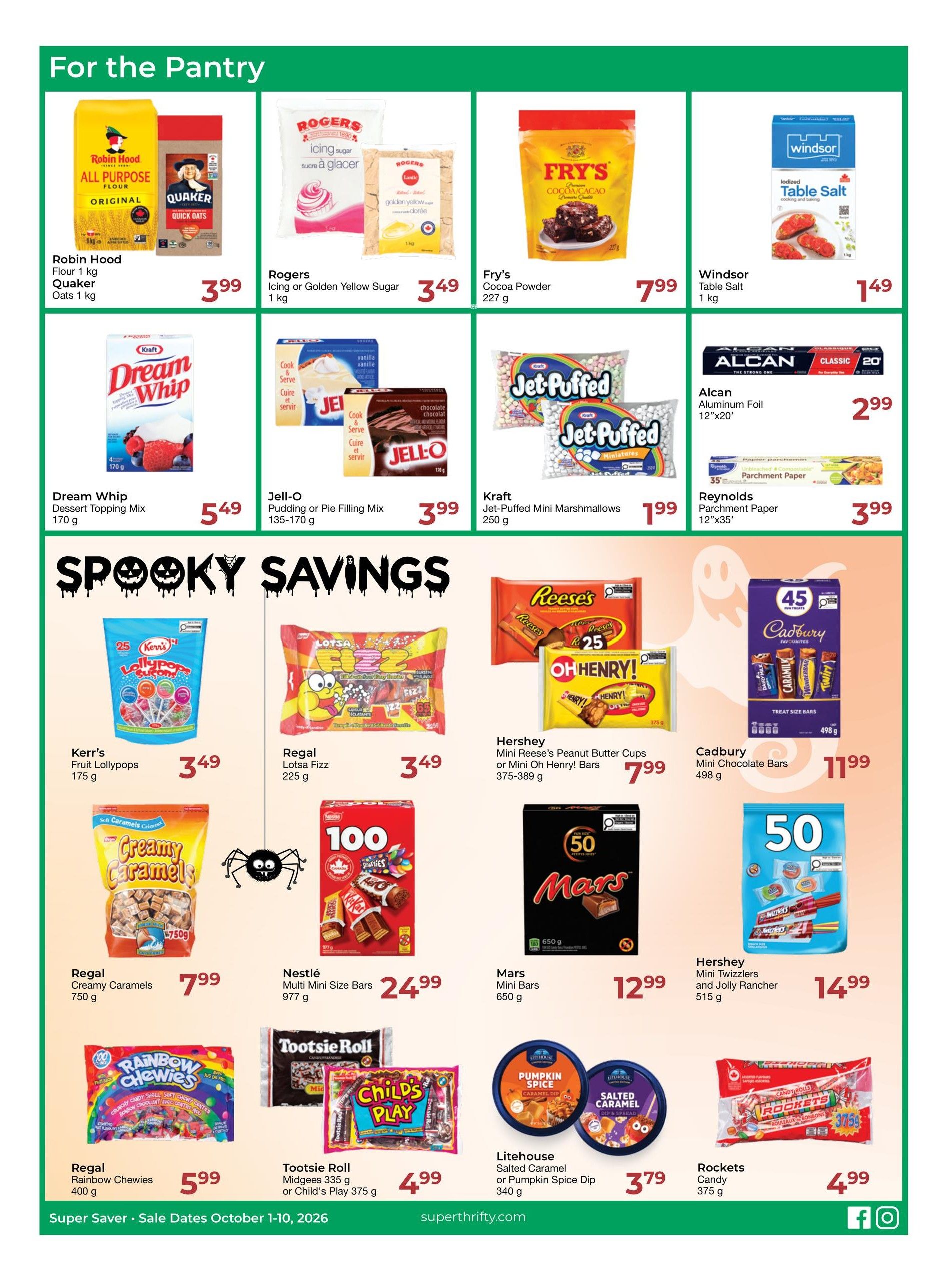 Super Thrifty Flyer October 1 to 10