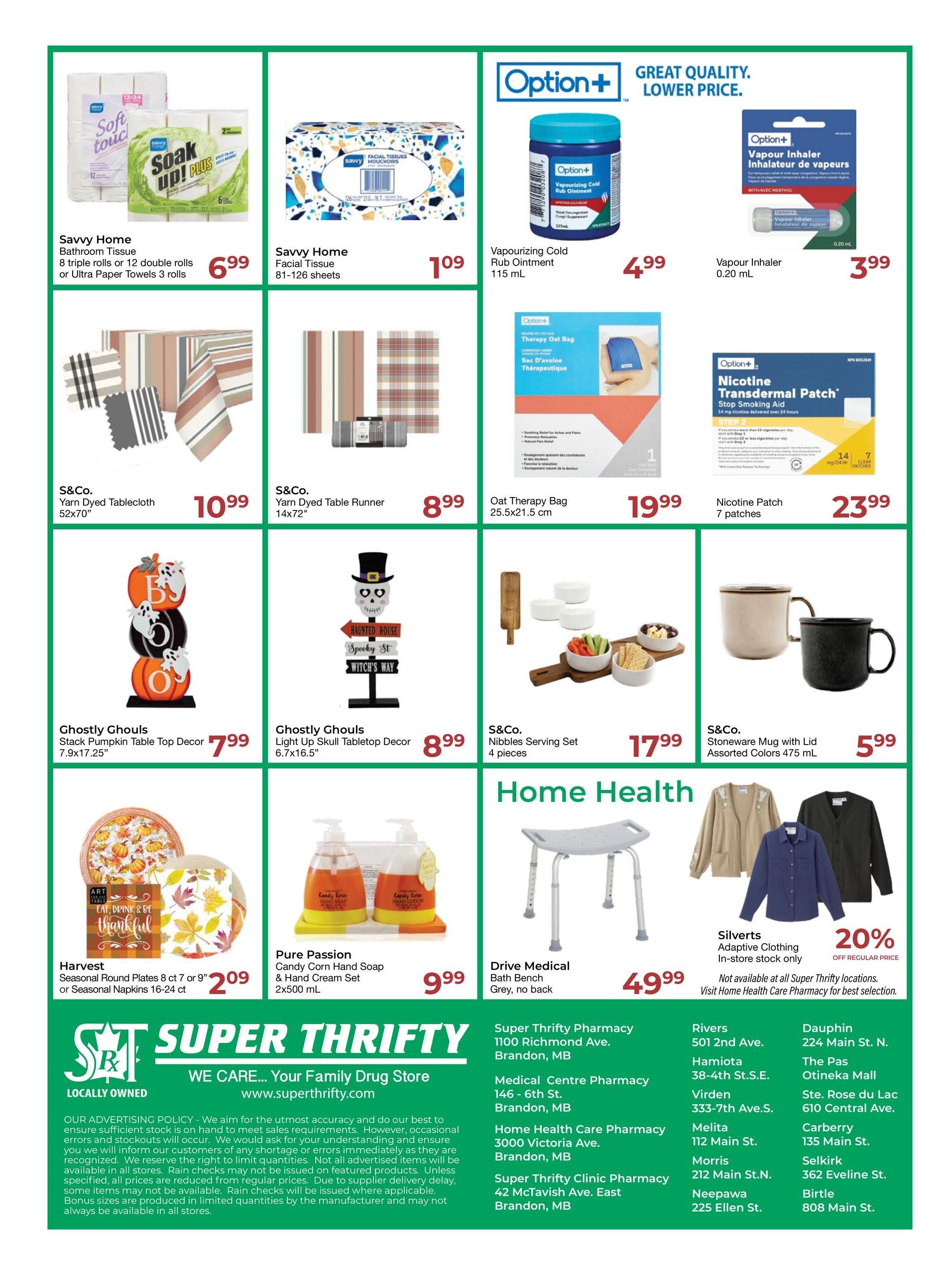 Super Thrifty Flyer October 1 to 10