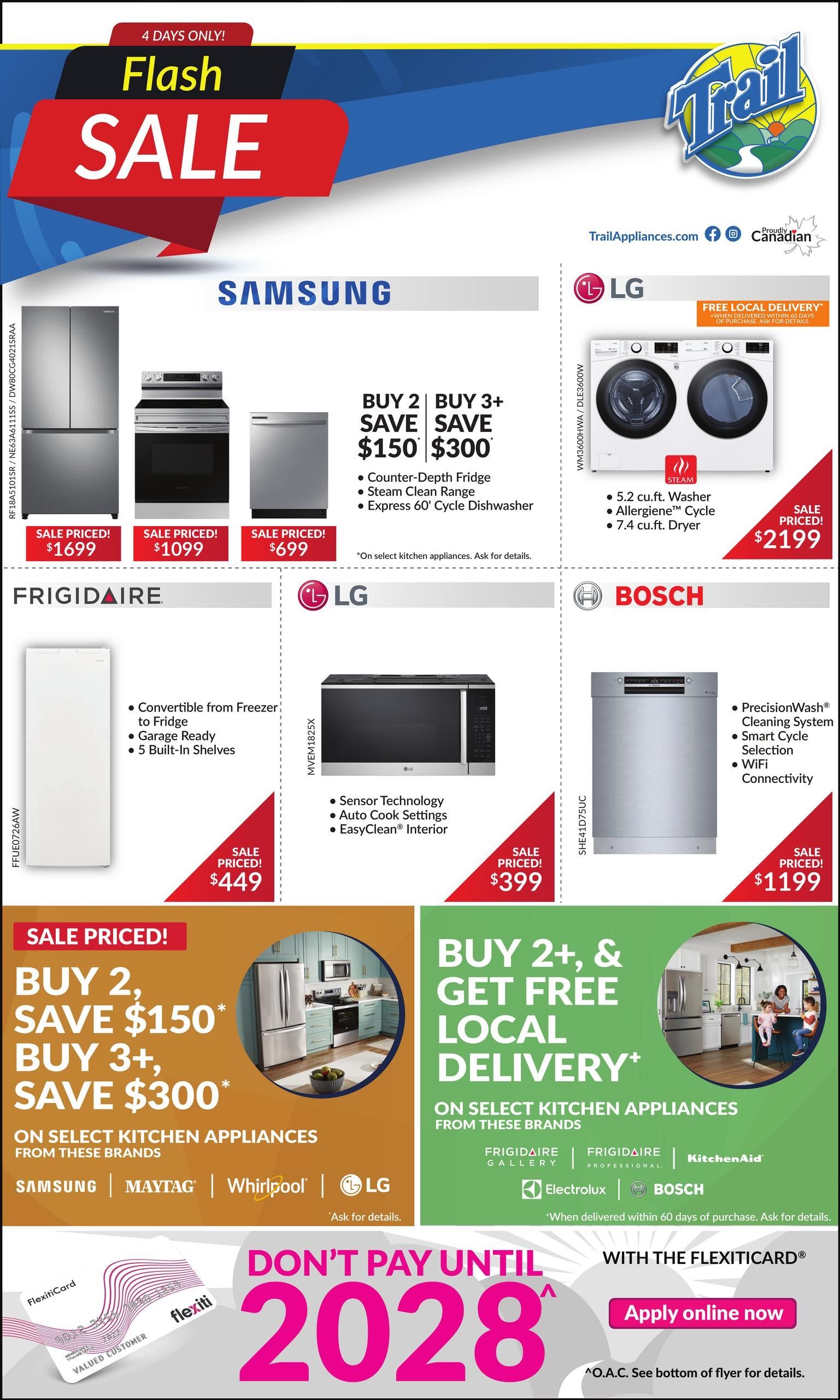 Trail Appliances (AB & SK) Flyer October 1 to 7