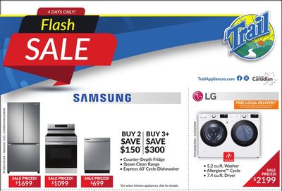 Trail Appliances (AB & SK) Flyer October 1 to 7