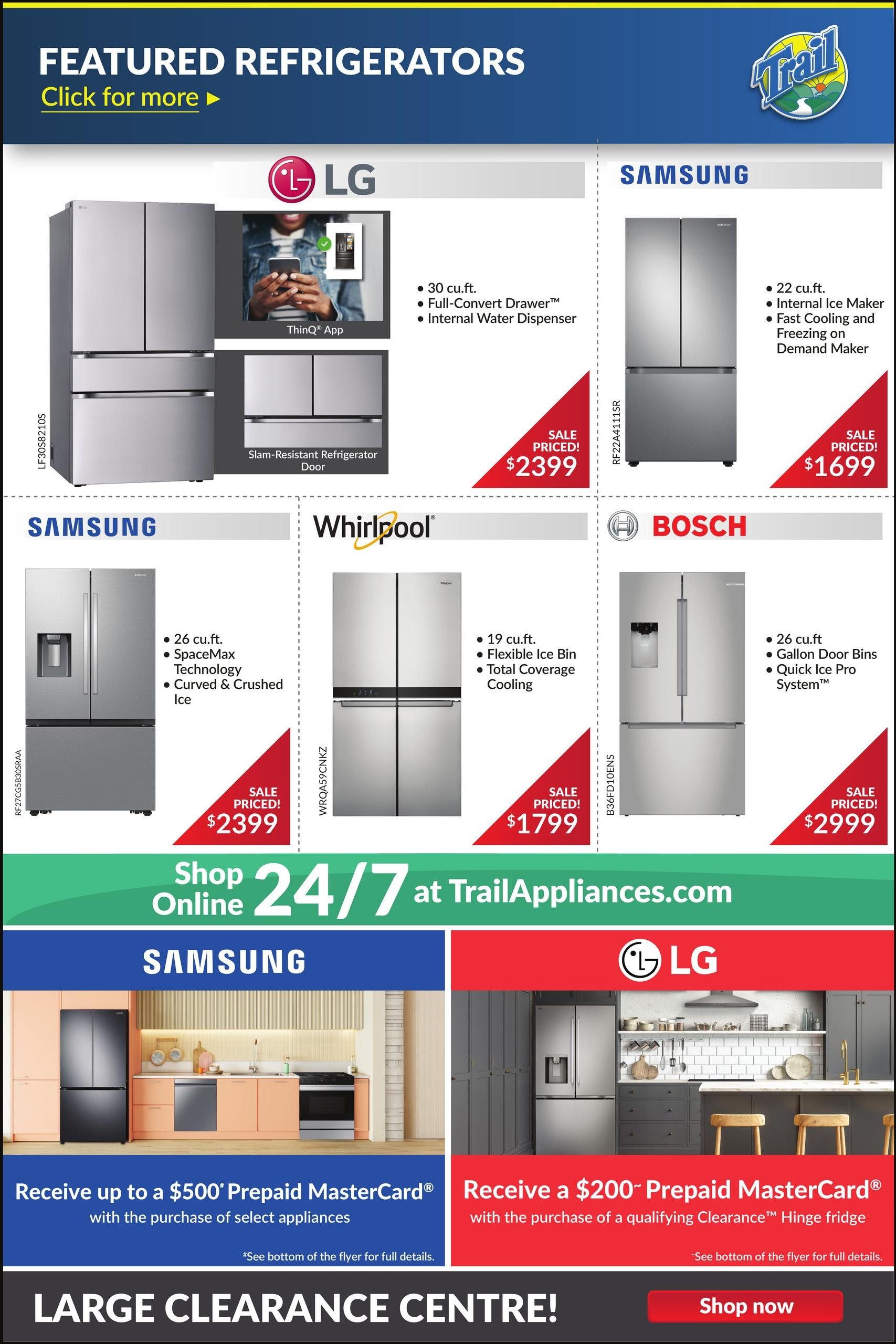 Trail Appliances (AB & SK) Flyer October 1 to 7