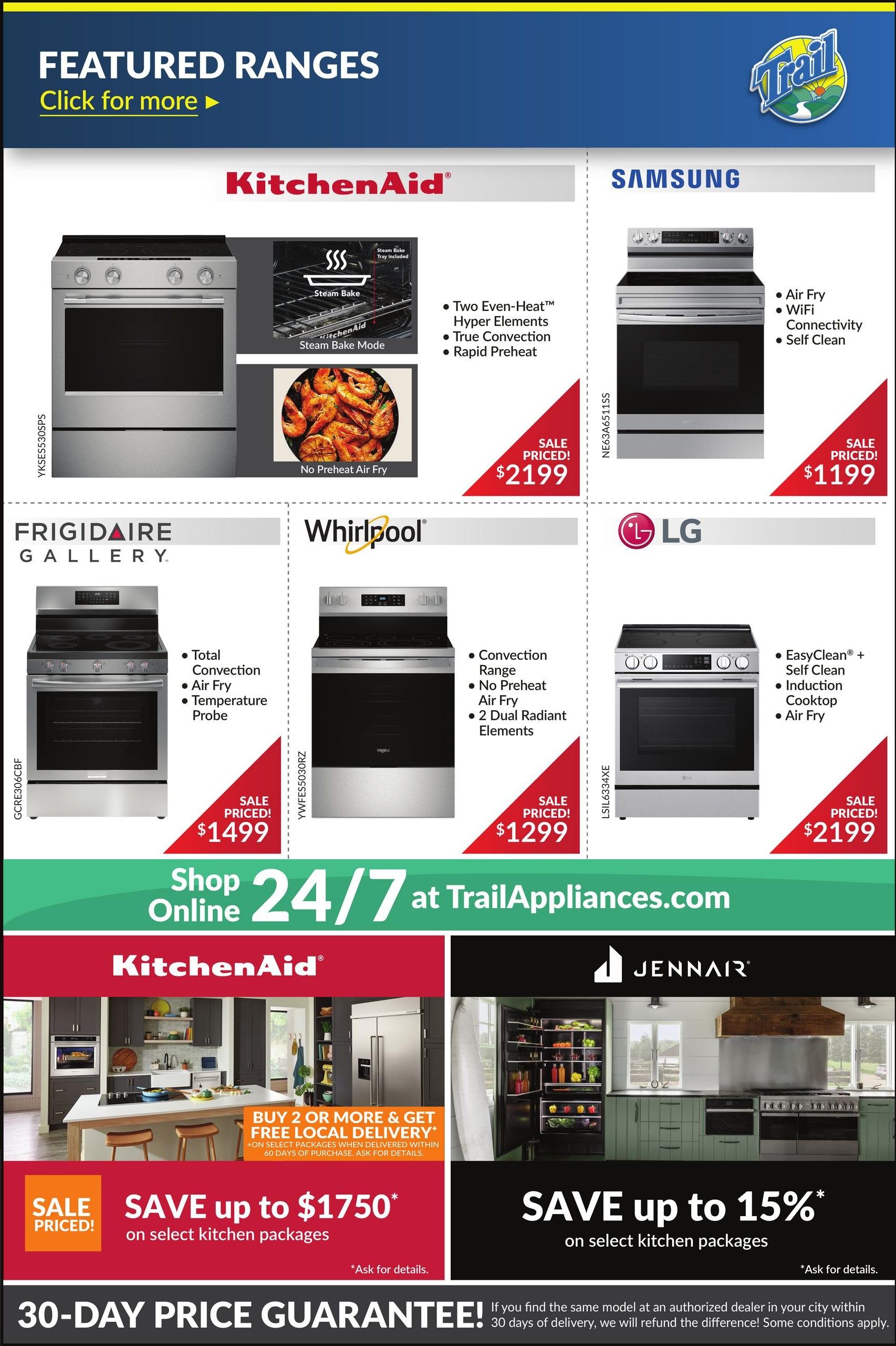 Trail Appliances (AB & SK) Flyer October 1 to 7