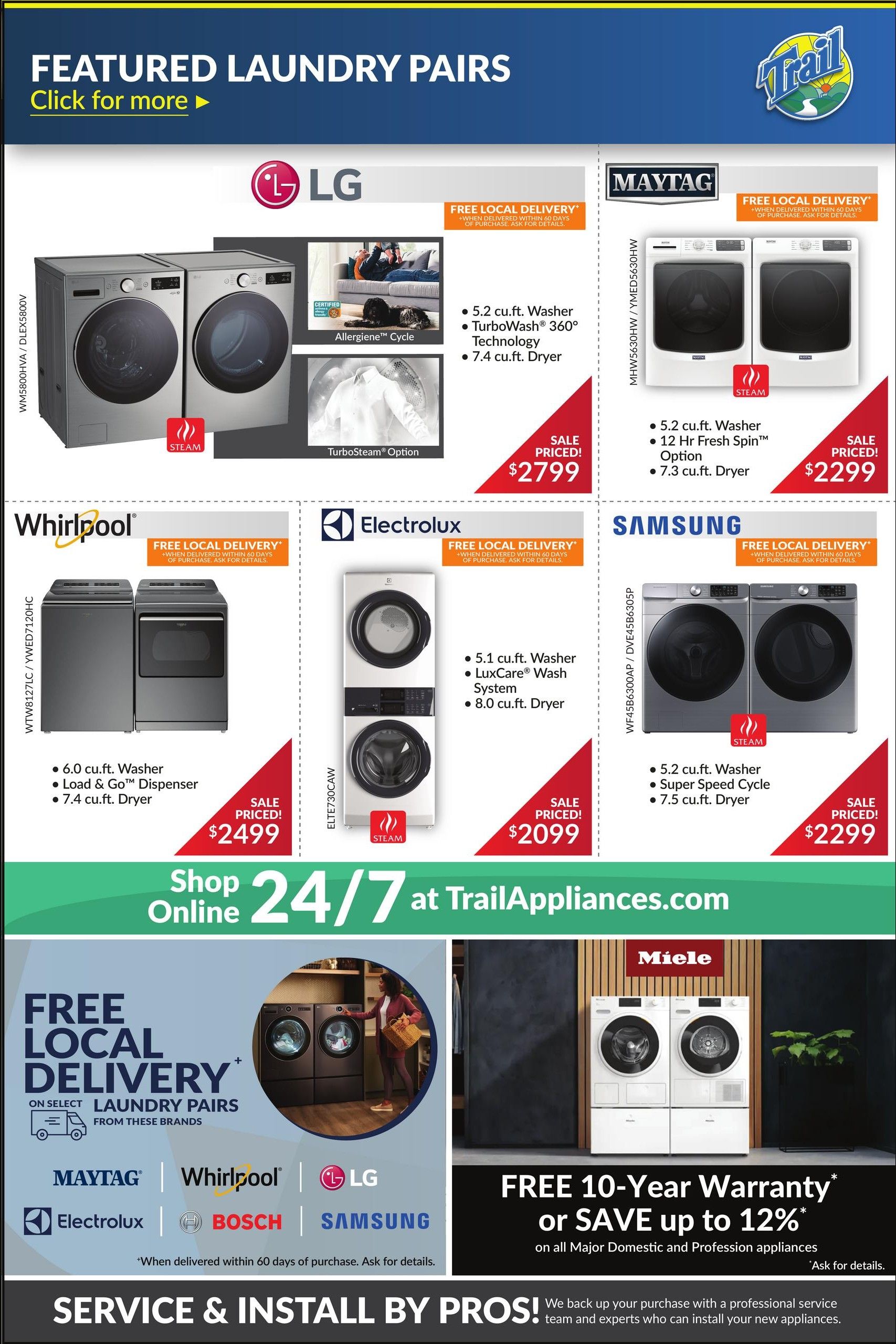 Trail Appliances (AB & SK) Flyer October 1 to 7