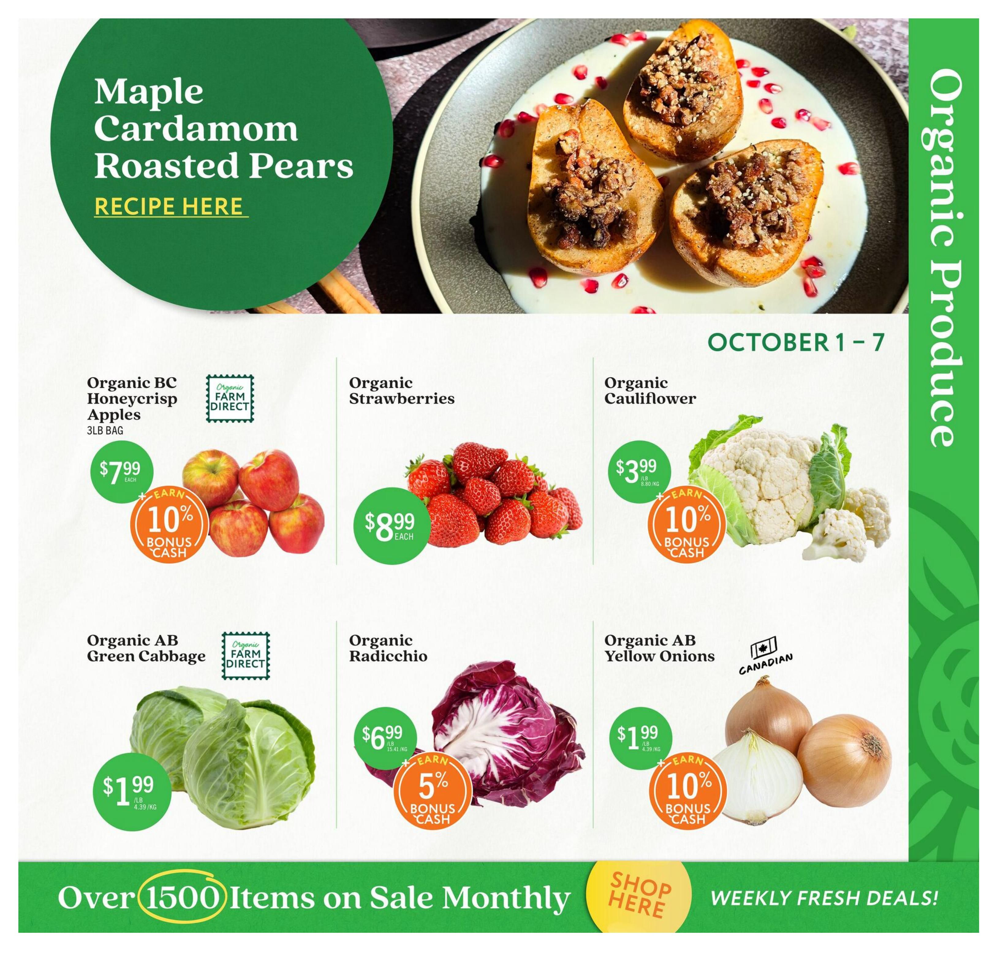 Community Natural Foods Flyer October 1 to November 4