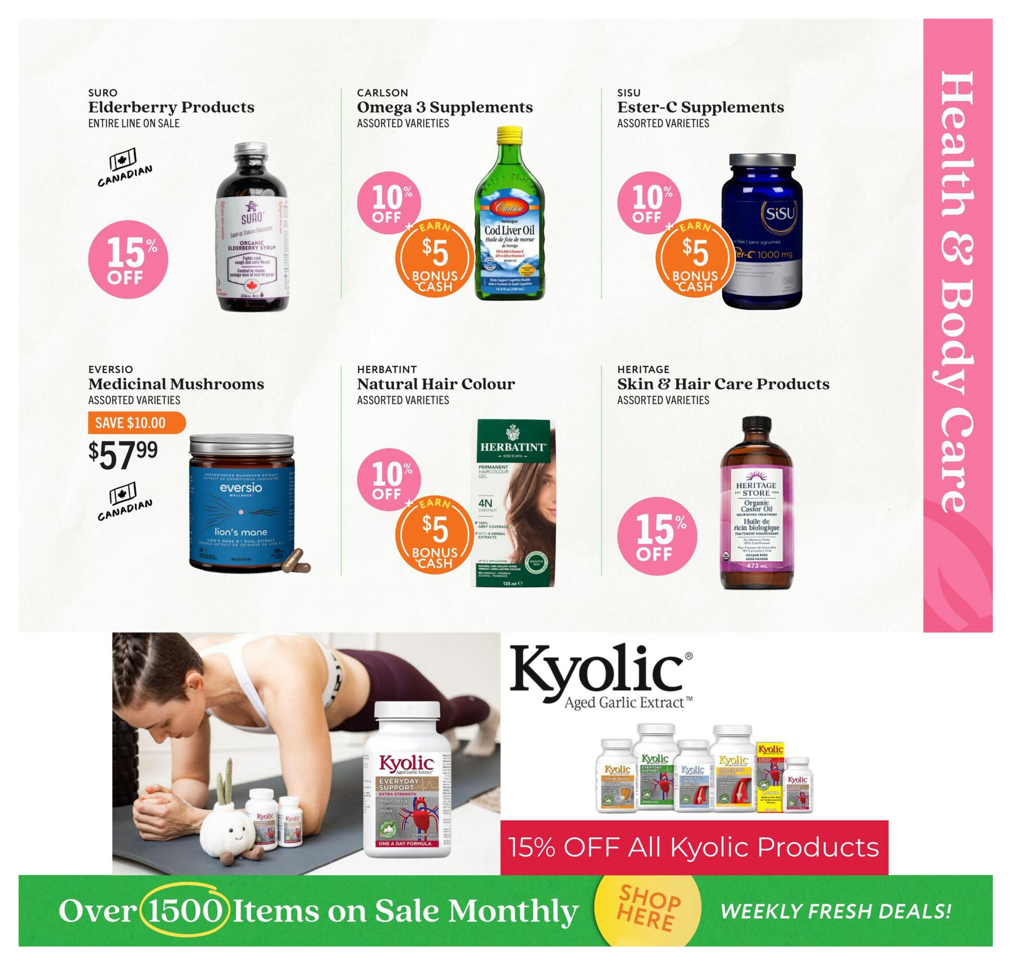 Community Natural Foods Flyer October 1 to November 4