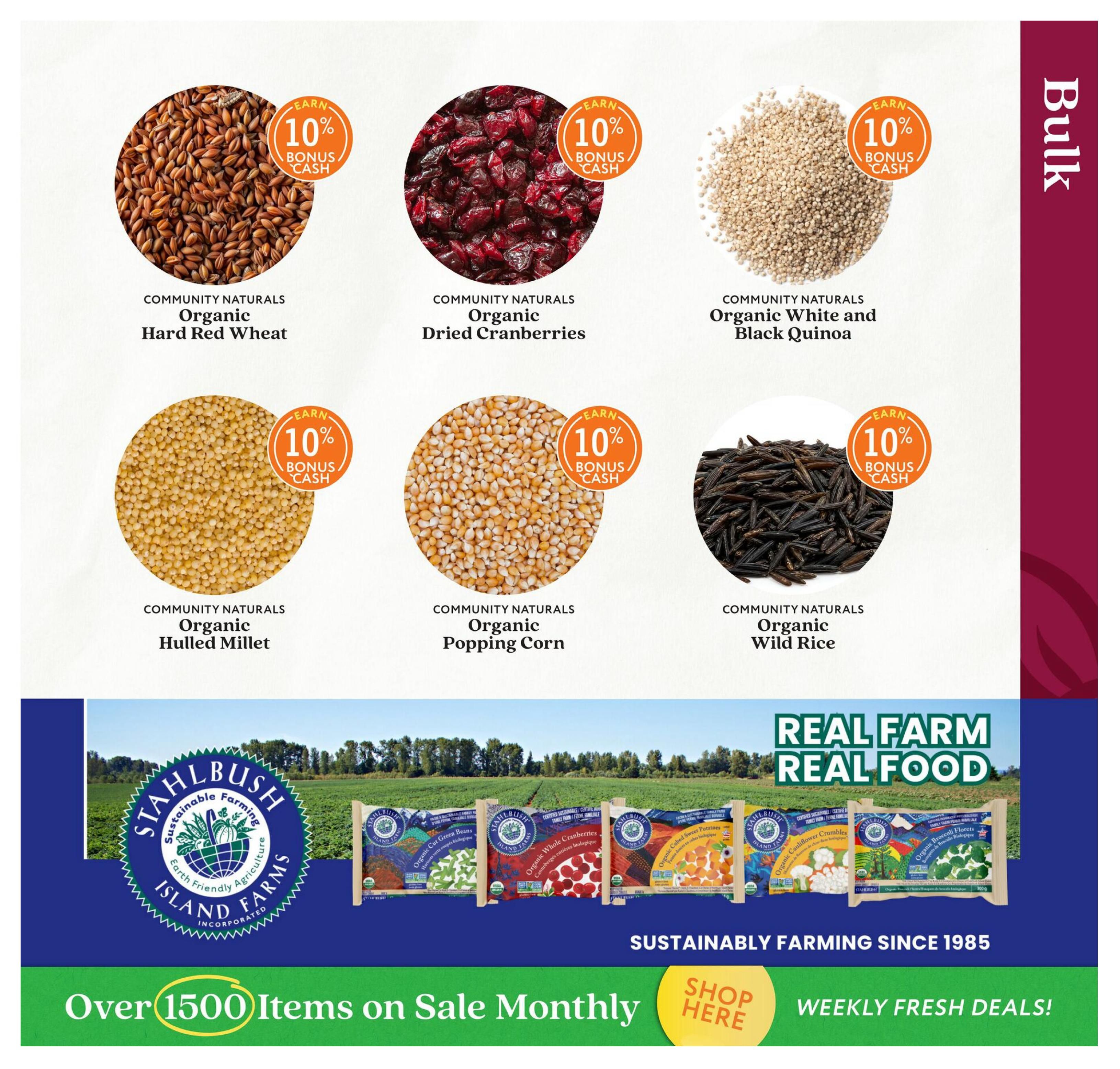 Community Natural Foods Flyer October 1 to November 4