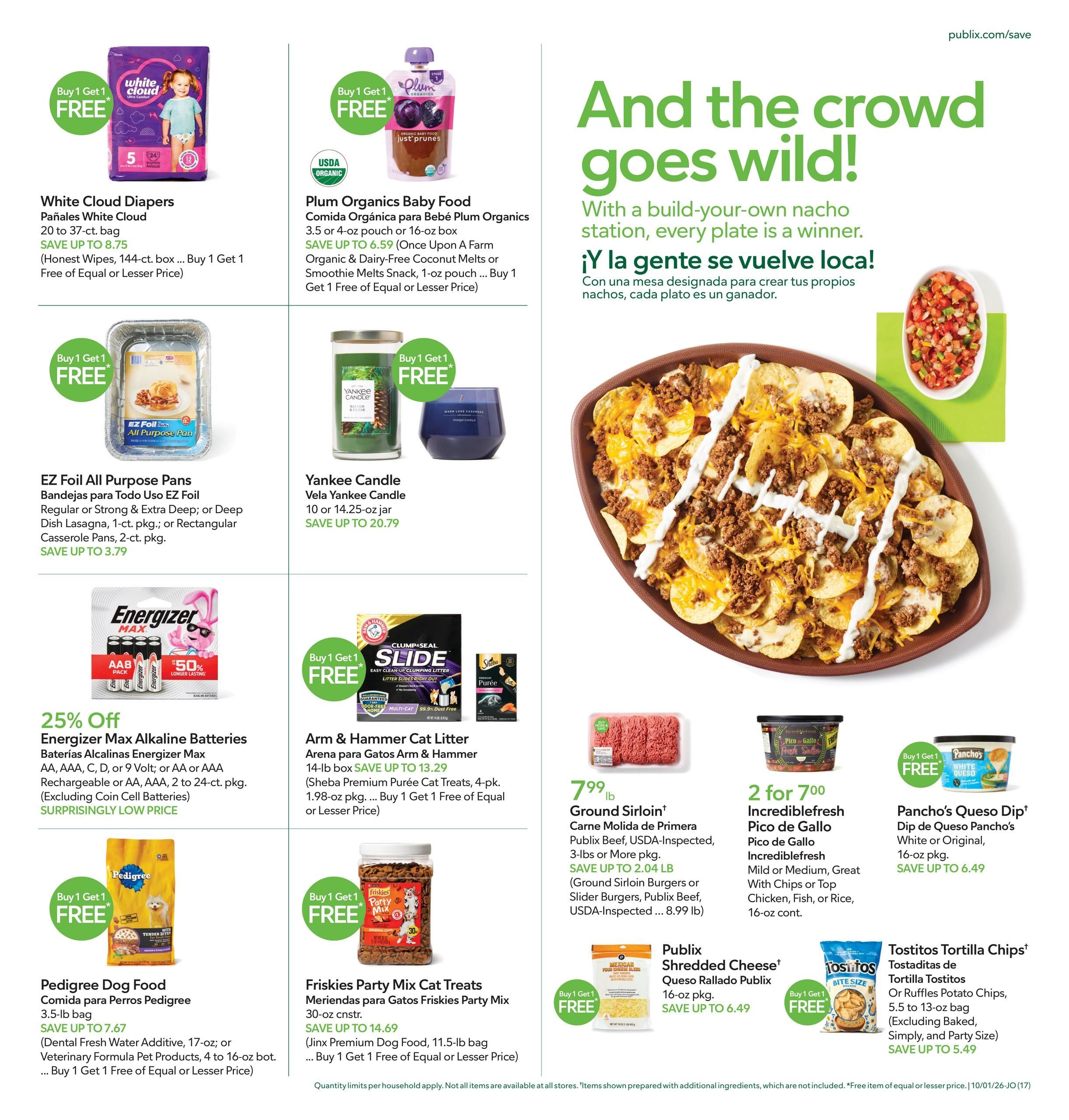 Publix (Deltona Area, FL) Anuncio Semanal Español Weekly Ad October 1 - 7, 2026