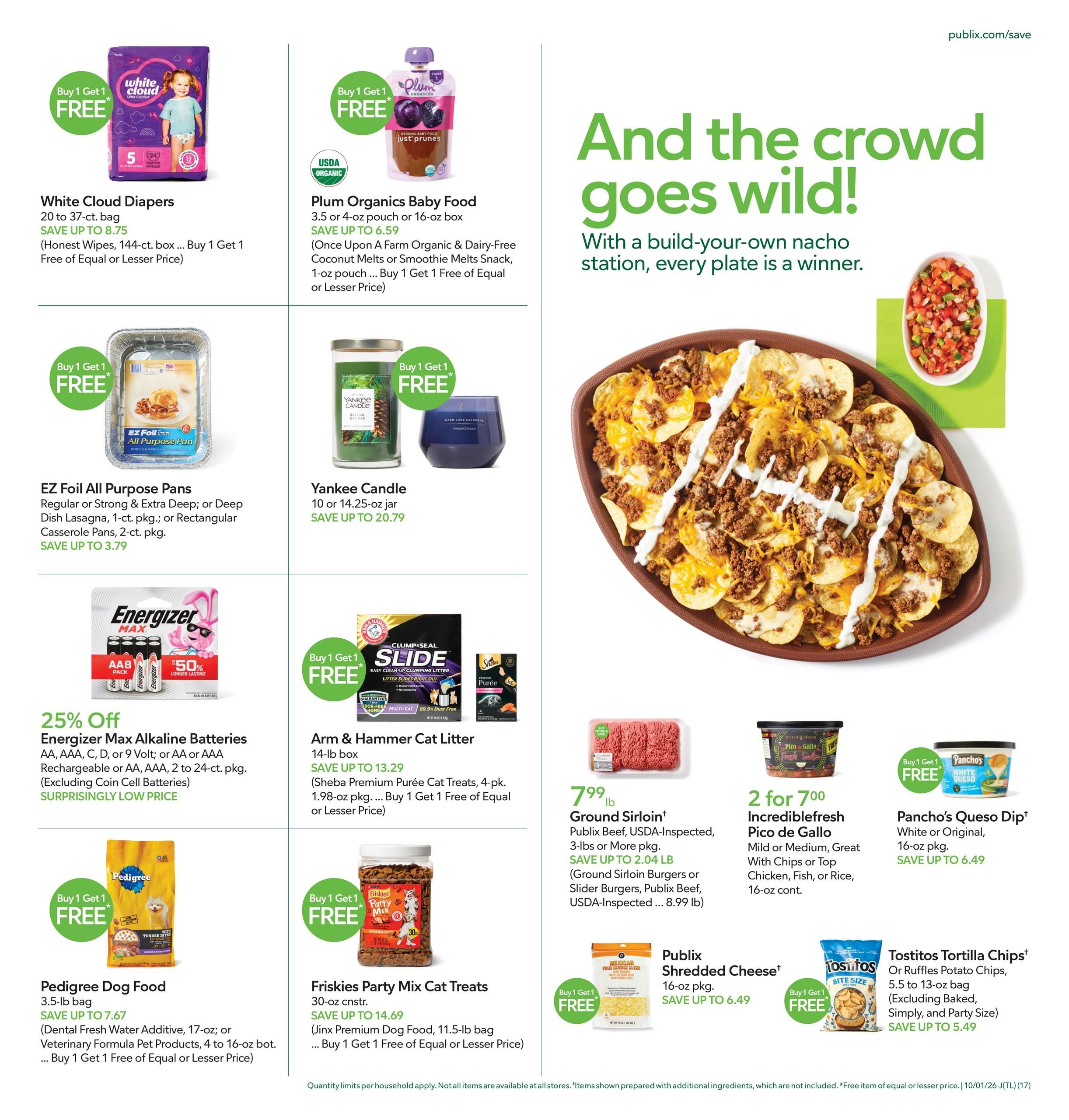 Publix (Deltona Area, FL) Weekly Ad October 1 - 7, 2026