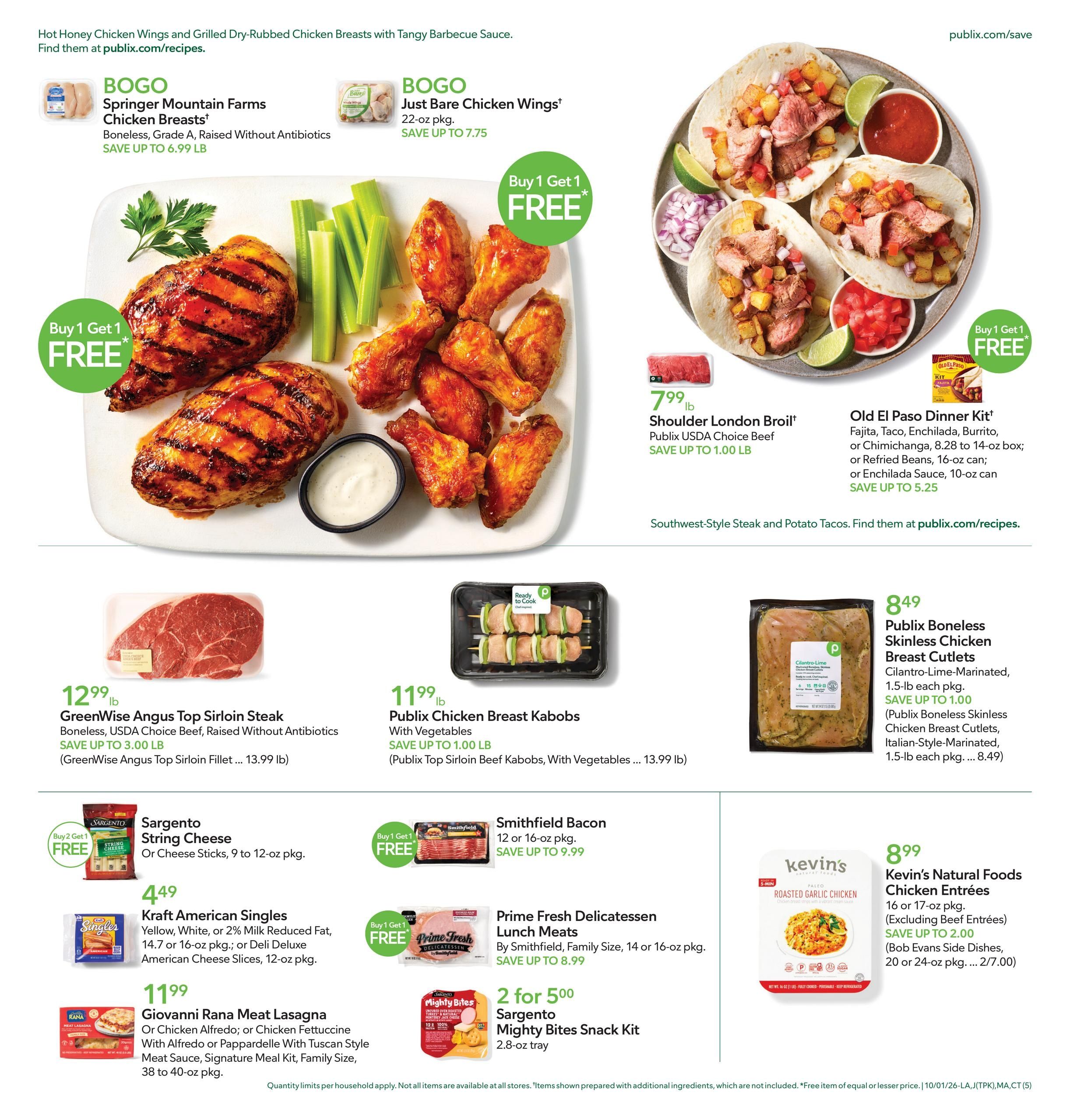 Publix (Deltona Area, FL) Weekly Ad October 1 - 7, 2026