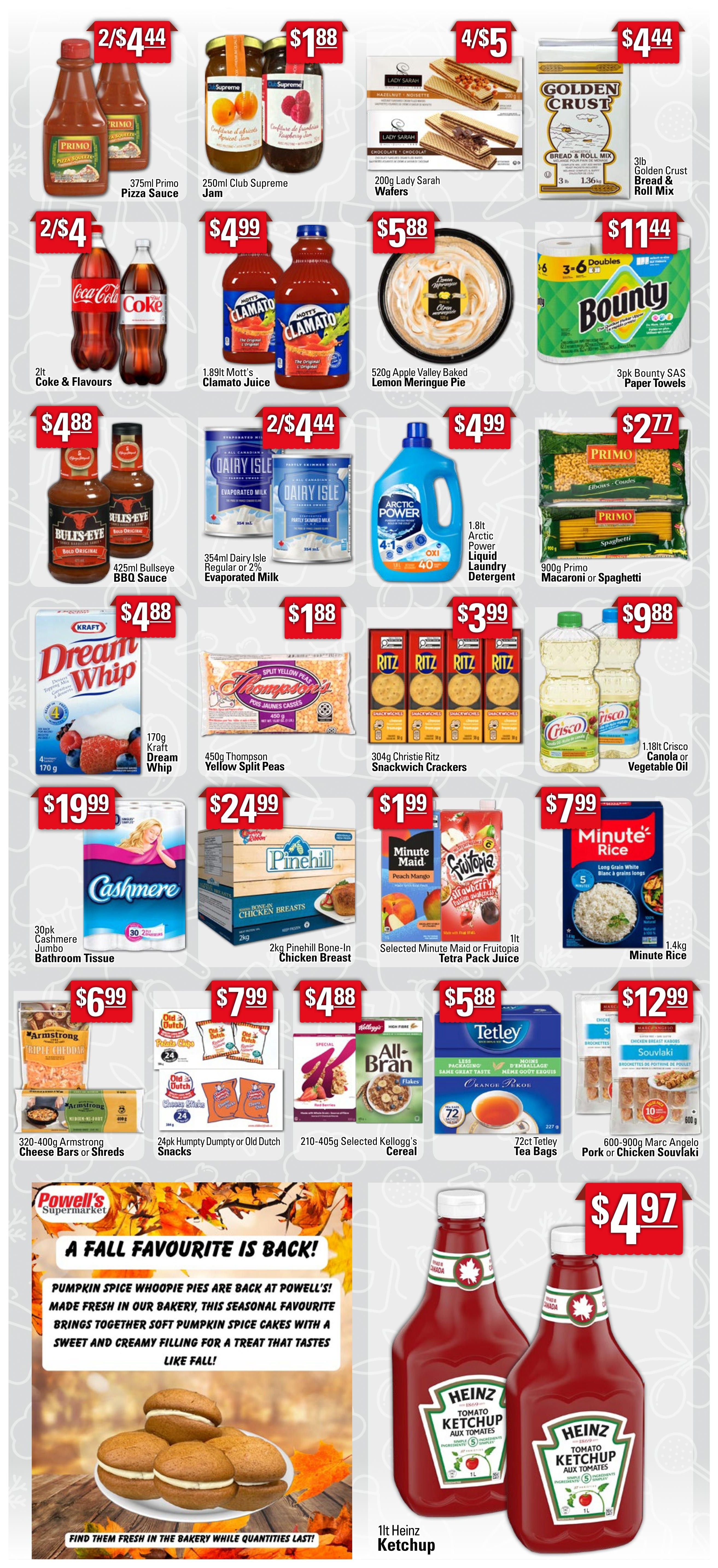 Powell's Supermarket Flyer October 1 to 7