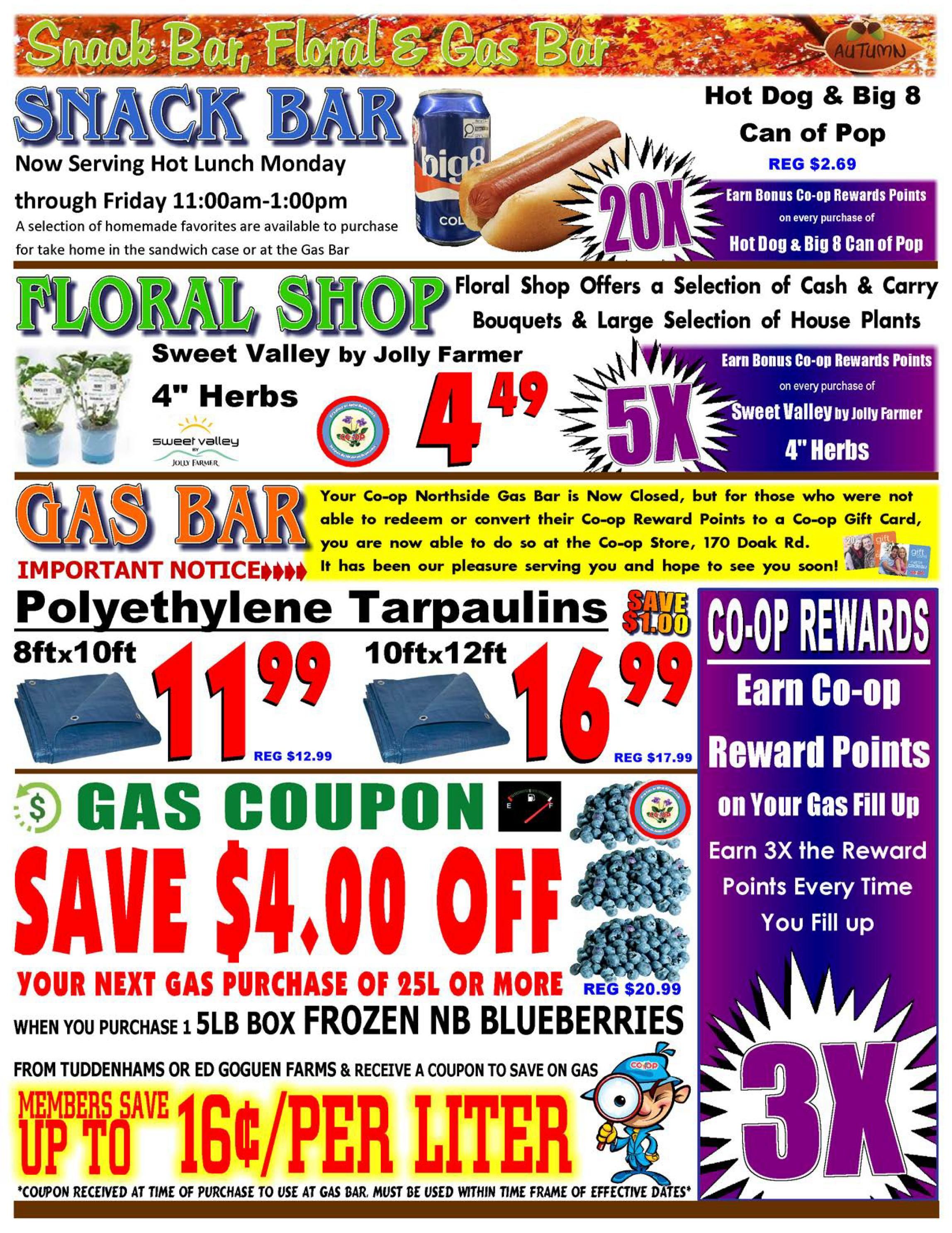 Fredericton Co-op Flyer October 1 to 7