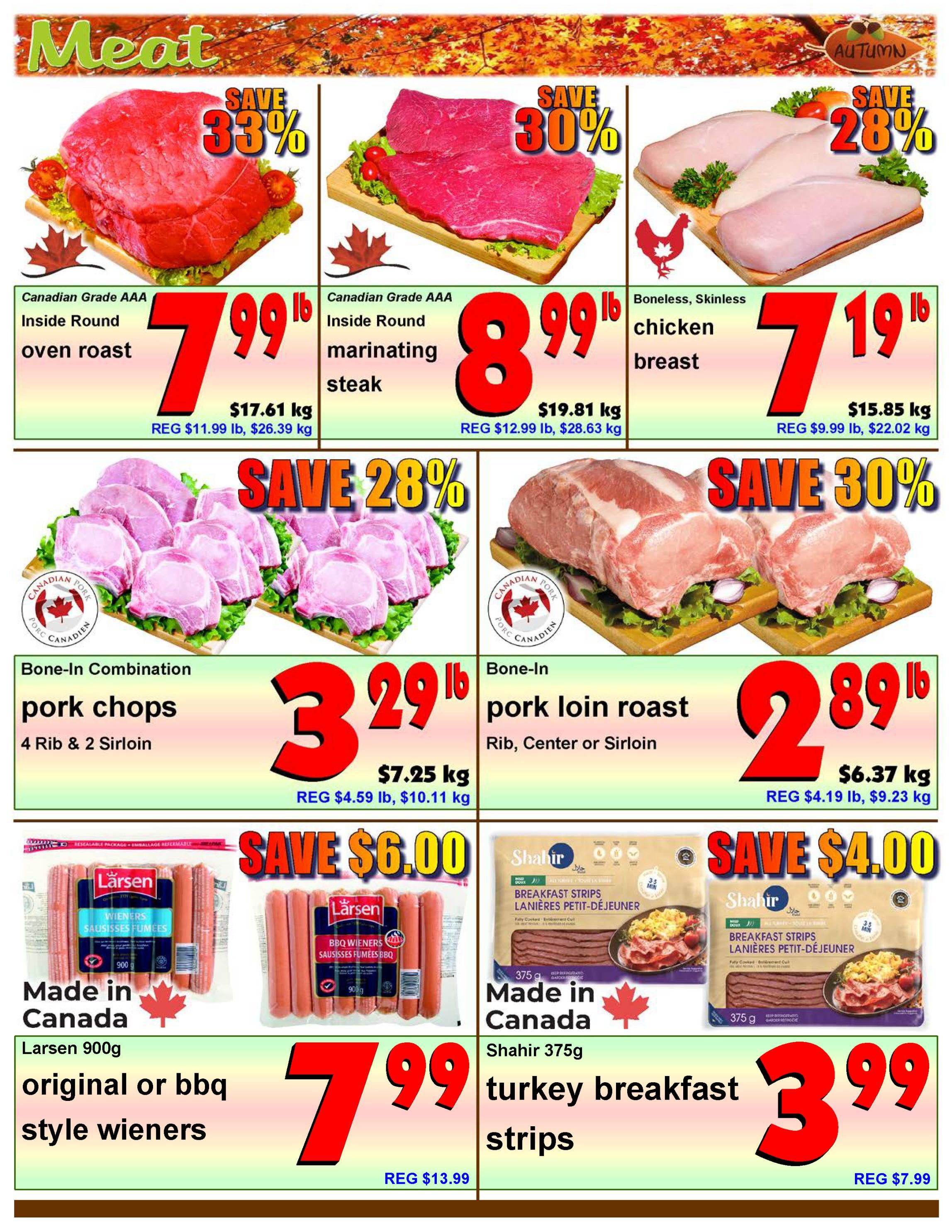 Fredericton Co-op Flyer October 1 to 7