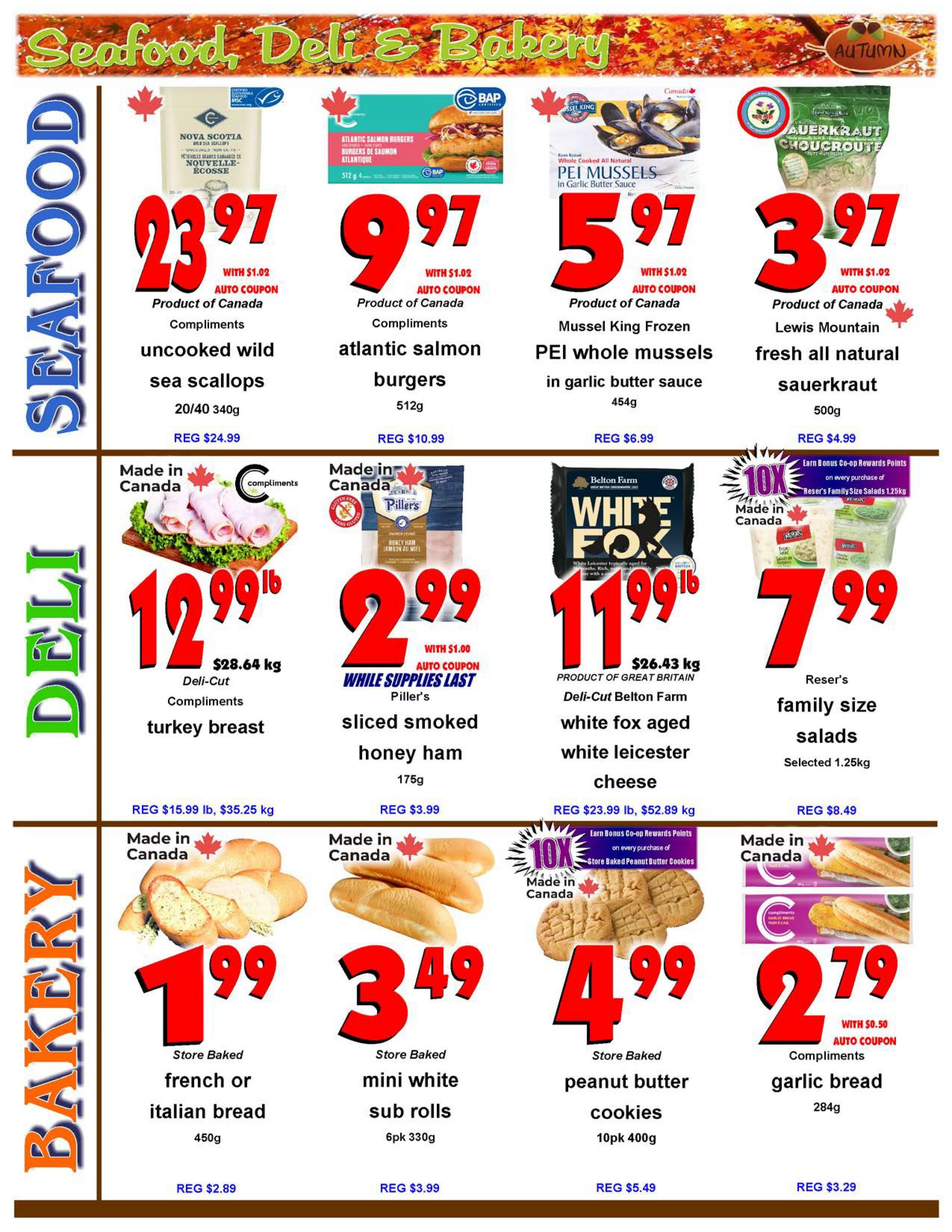 Fredericton Co-op Flyer October 1 to 7