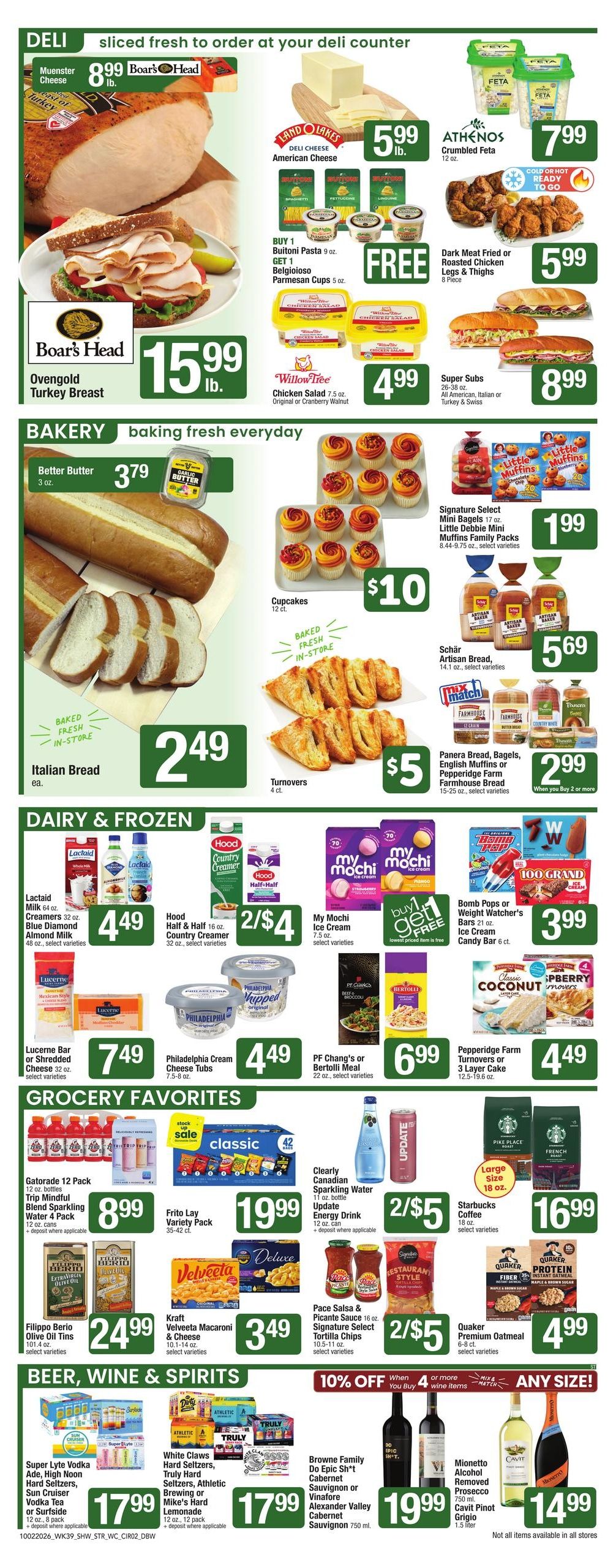 Star Market (Boston Area, MA) Weekly Ad October 2 - 8, 2026