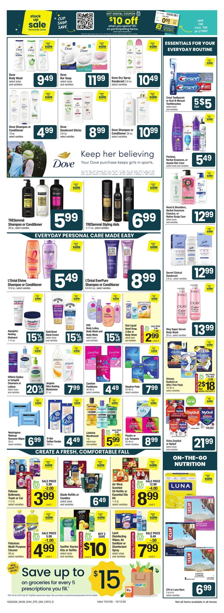 Star Market (Boston Area, MA) Weekly Ad October 2 - 8, 2026