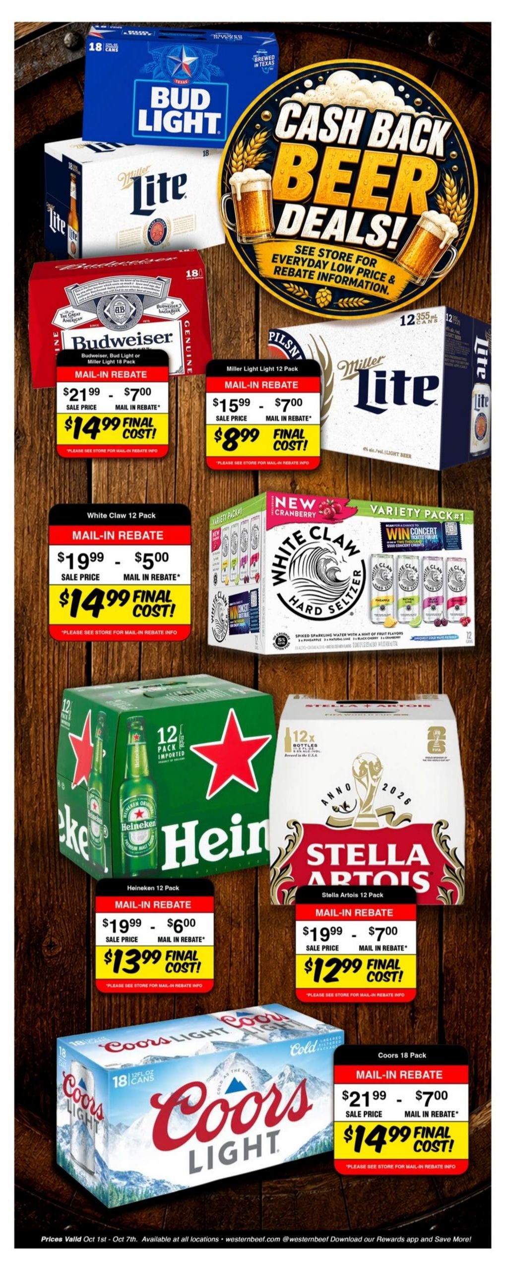 Western Beef (Elizabeth Area, NJ) Weekly Ad October 1 - 7, 2026