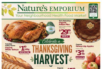 Nature's Emporium Flyer October 1 to 14
