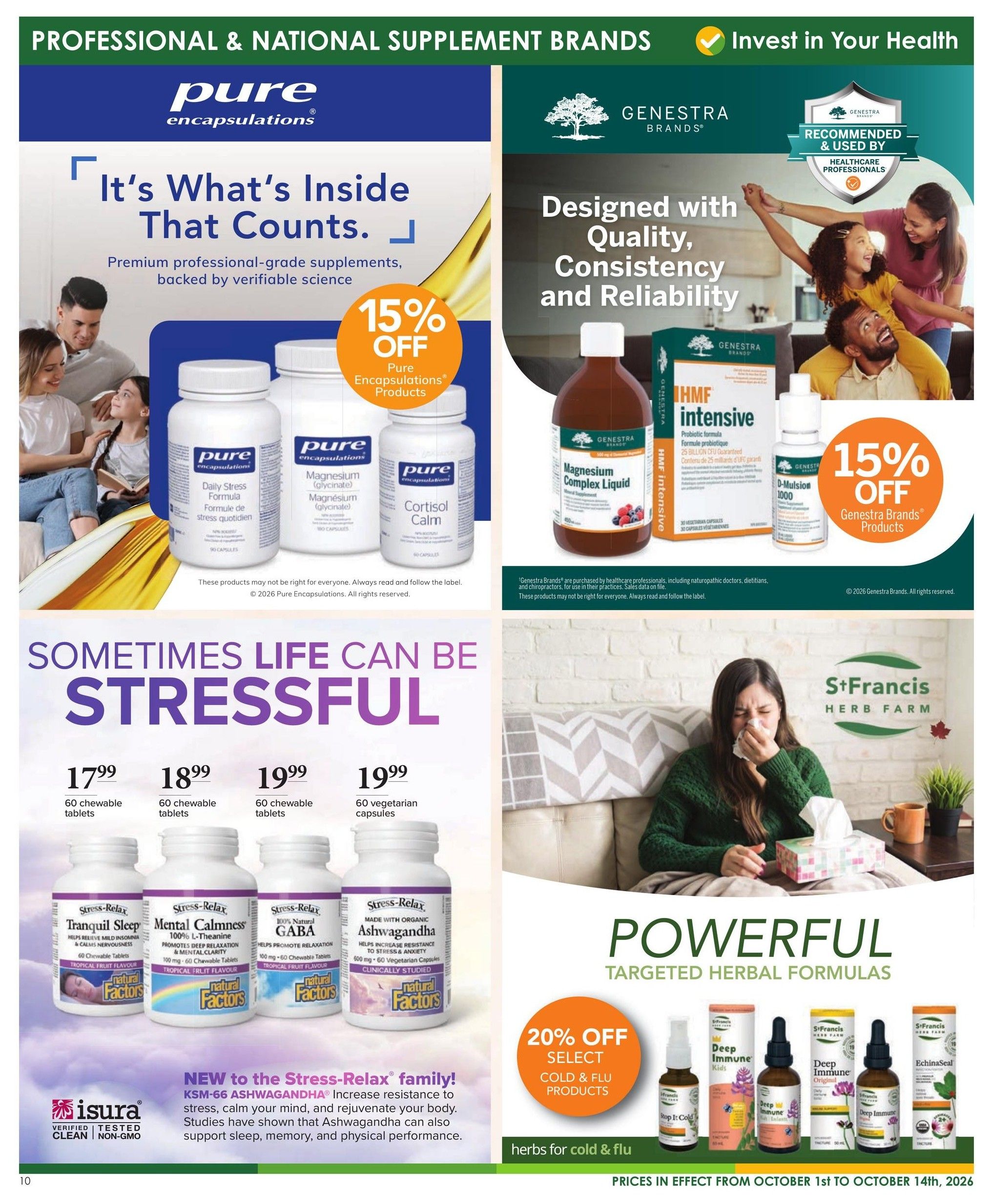 Nature's Emporium Flyer October 1 to 14