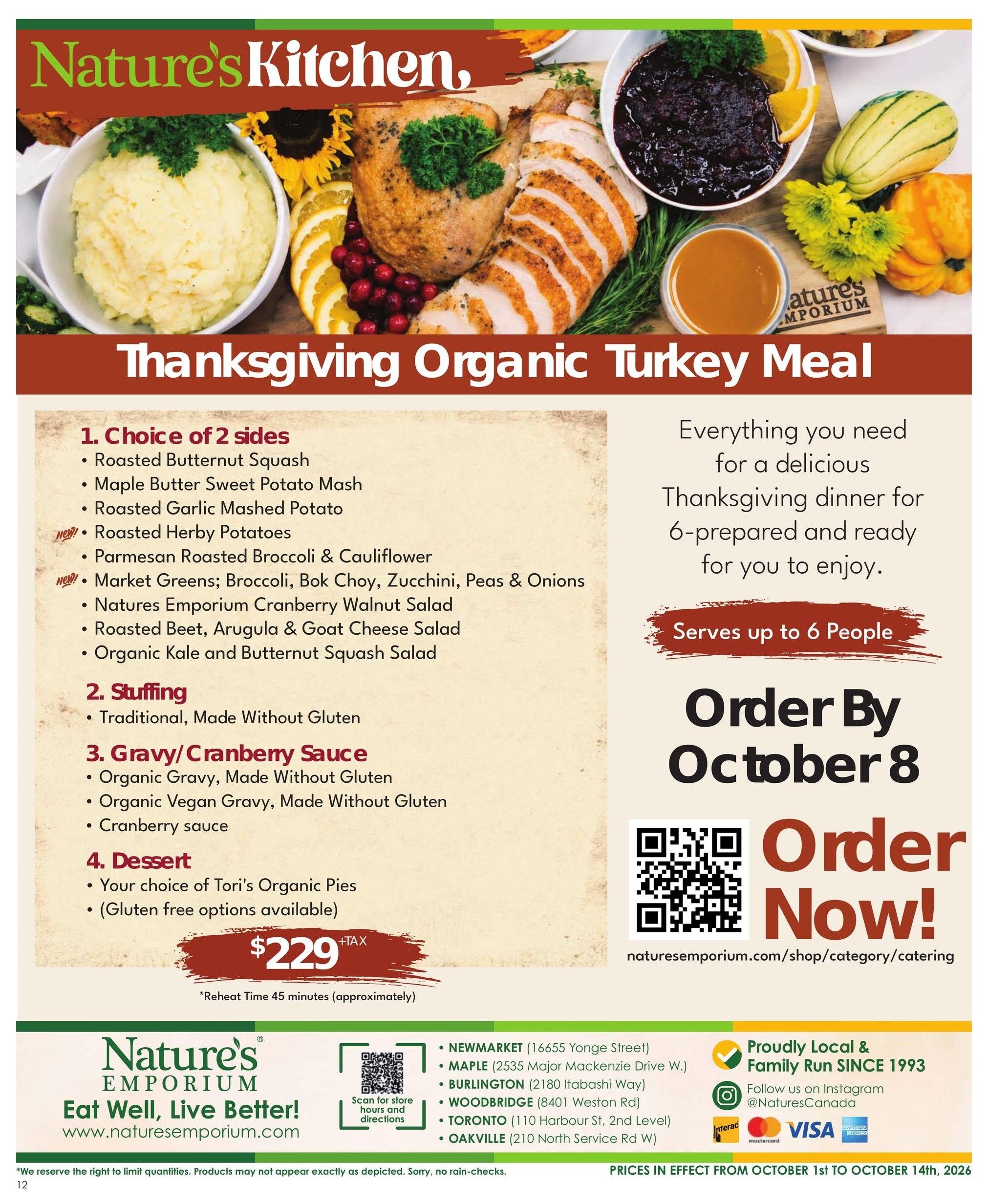 Nature's Emporium Flyer October 1 to 14