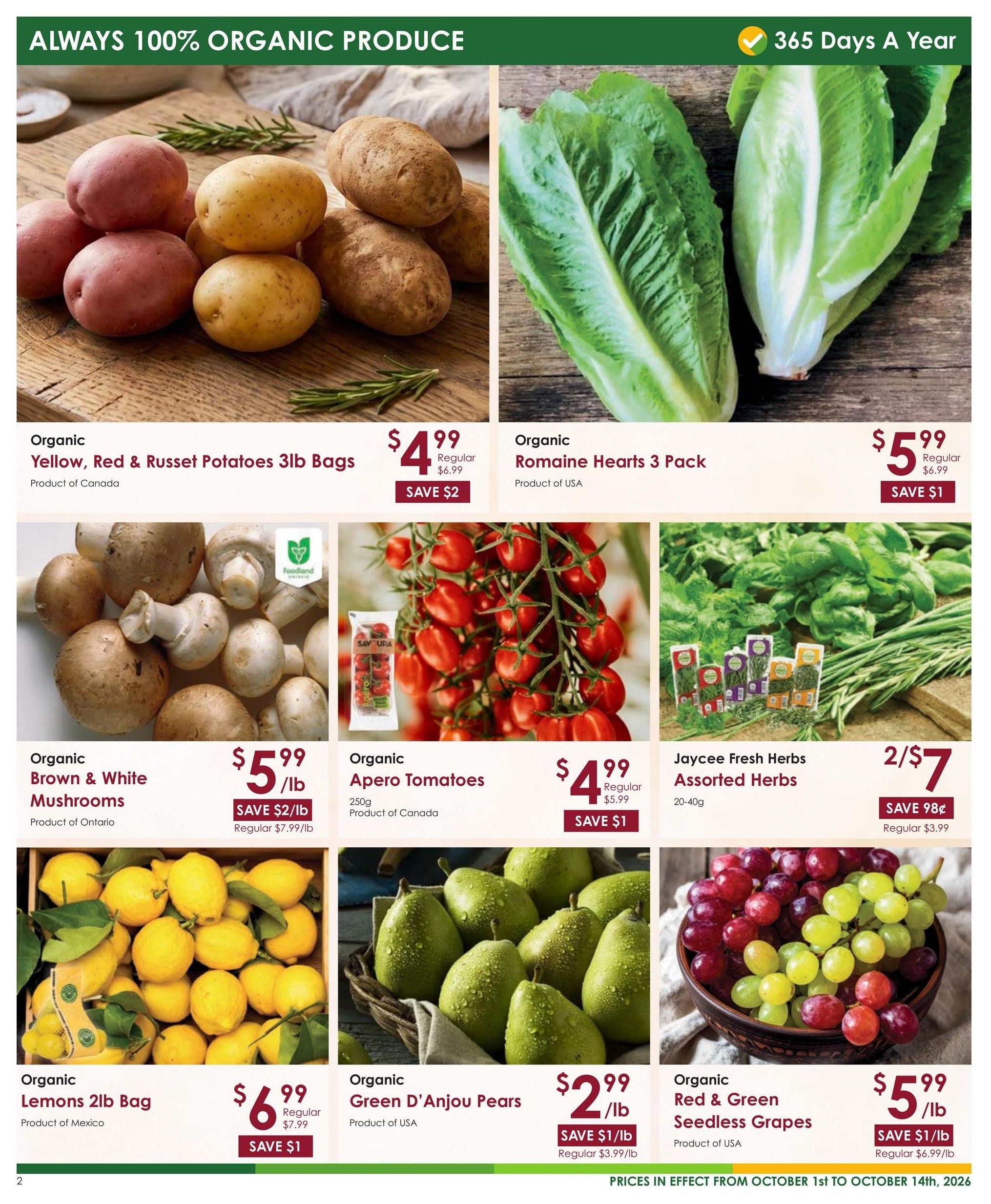 Nature's Emporium Flyer October 1 to 14