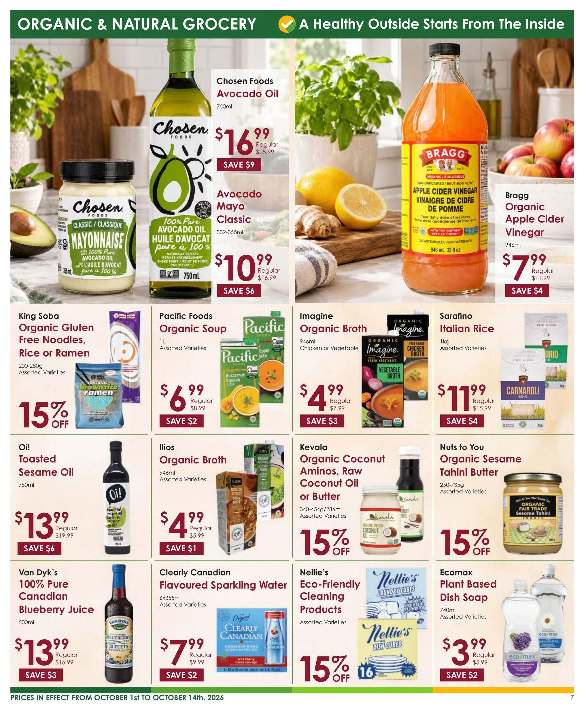 Nature's Emporium Flyer October 1 to 14