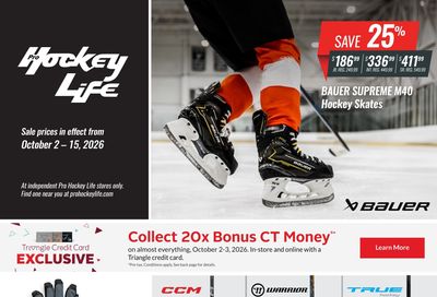 Pro Hockey Life Flyer October 2 to 15