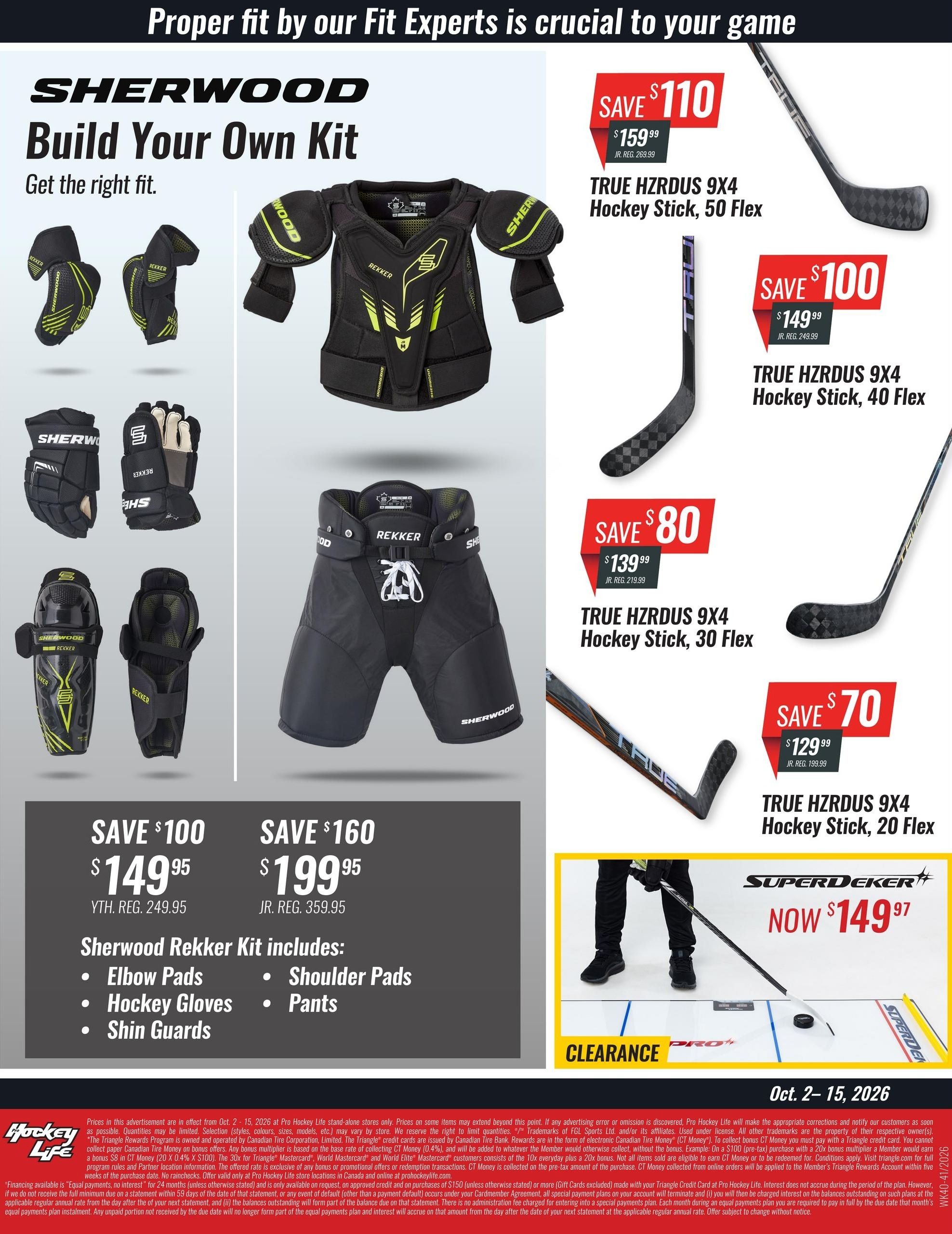 Pro Hockey Life Flyer October 2 to 15